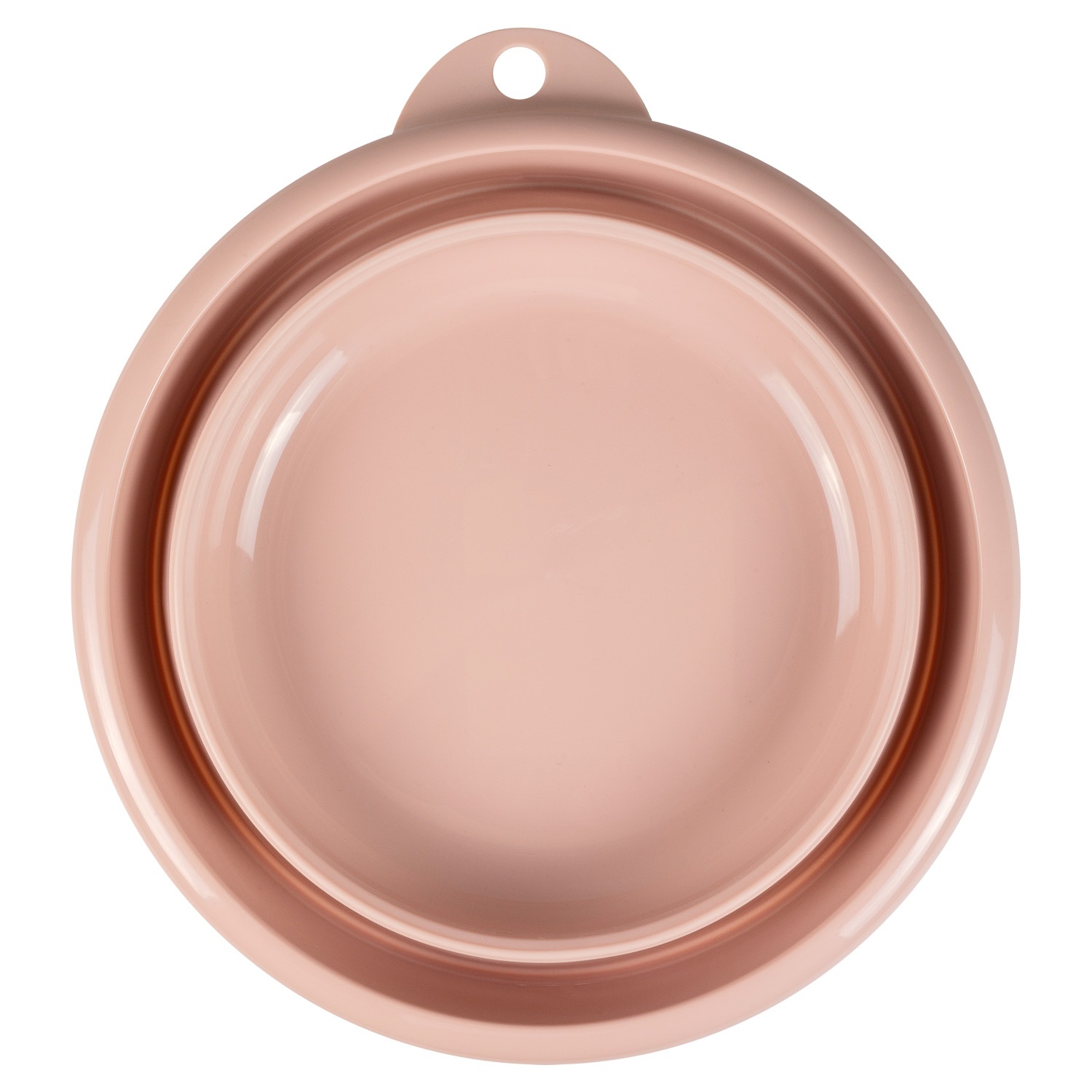 Таз складной Selecta 5 л персикового цвета