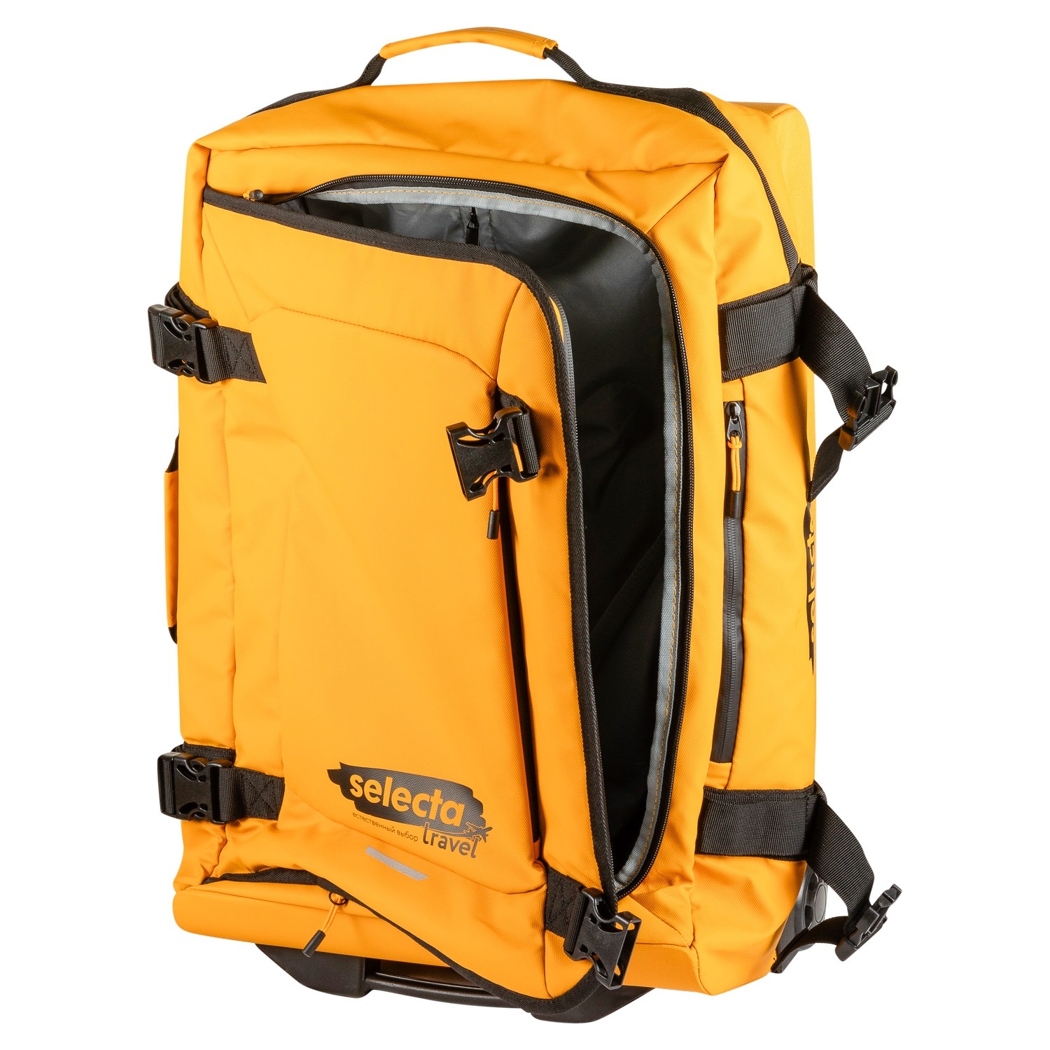 Чемодан мягкий Selecta travel средний M 61x39x27 см