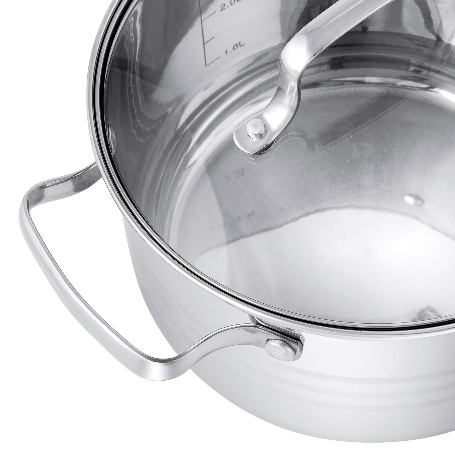 Кастрюля с крышкой DOMEO Naturel 3,9 л