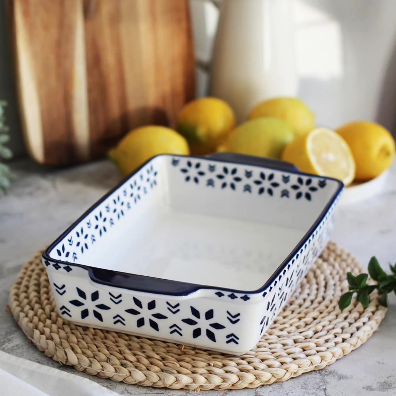 Форма для запекания DOMEO Bonza 27,5x17x6,3 см белого цвета