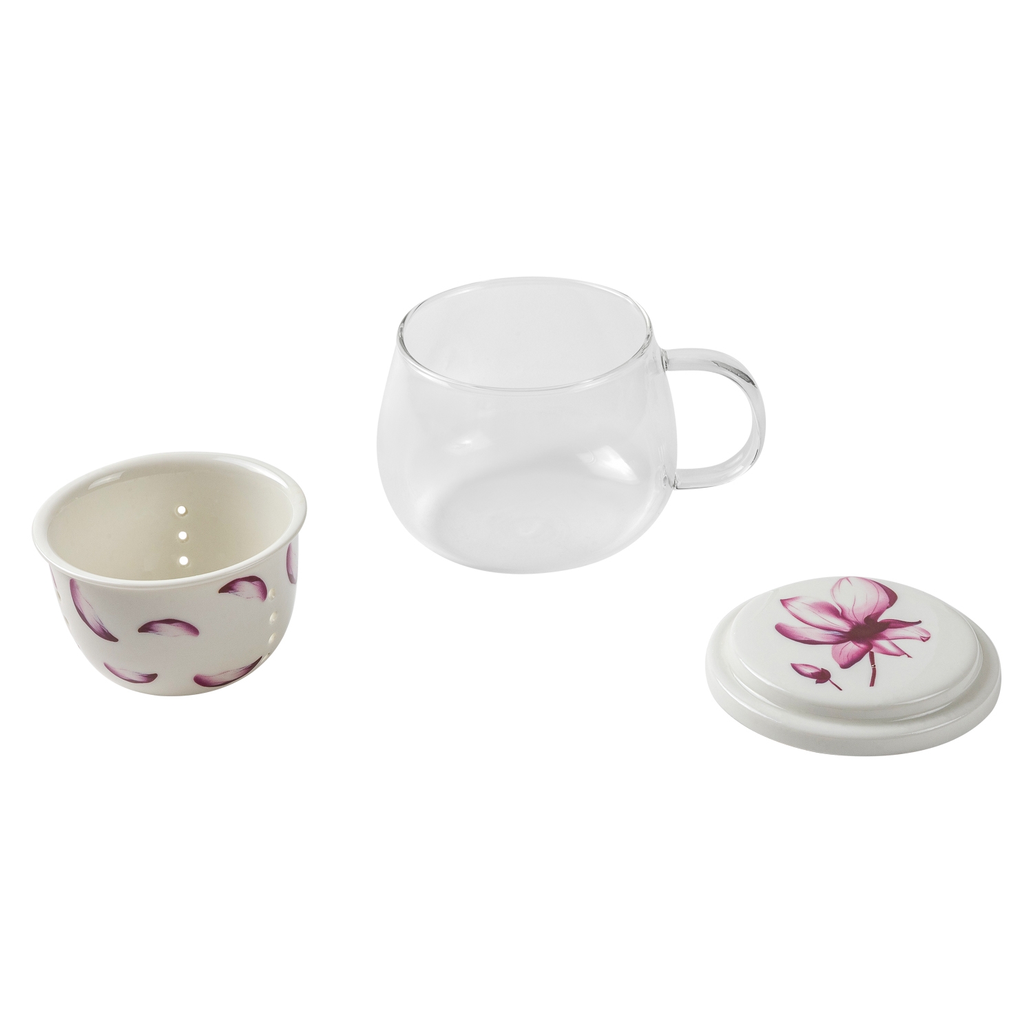 Кружка заварочная DOMEO 400 мл цвет в ассортименте