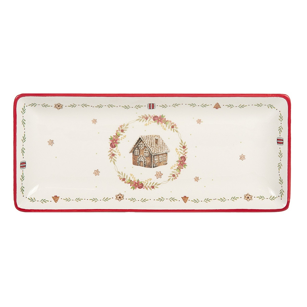 Блюдо сервировочное Selecta Christmas "Лошадка Лошадка пряничная" 28 см