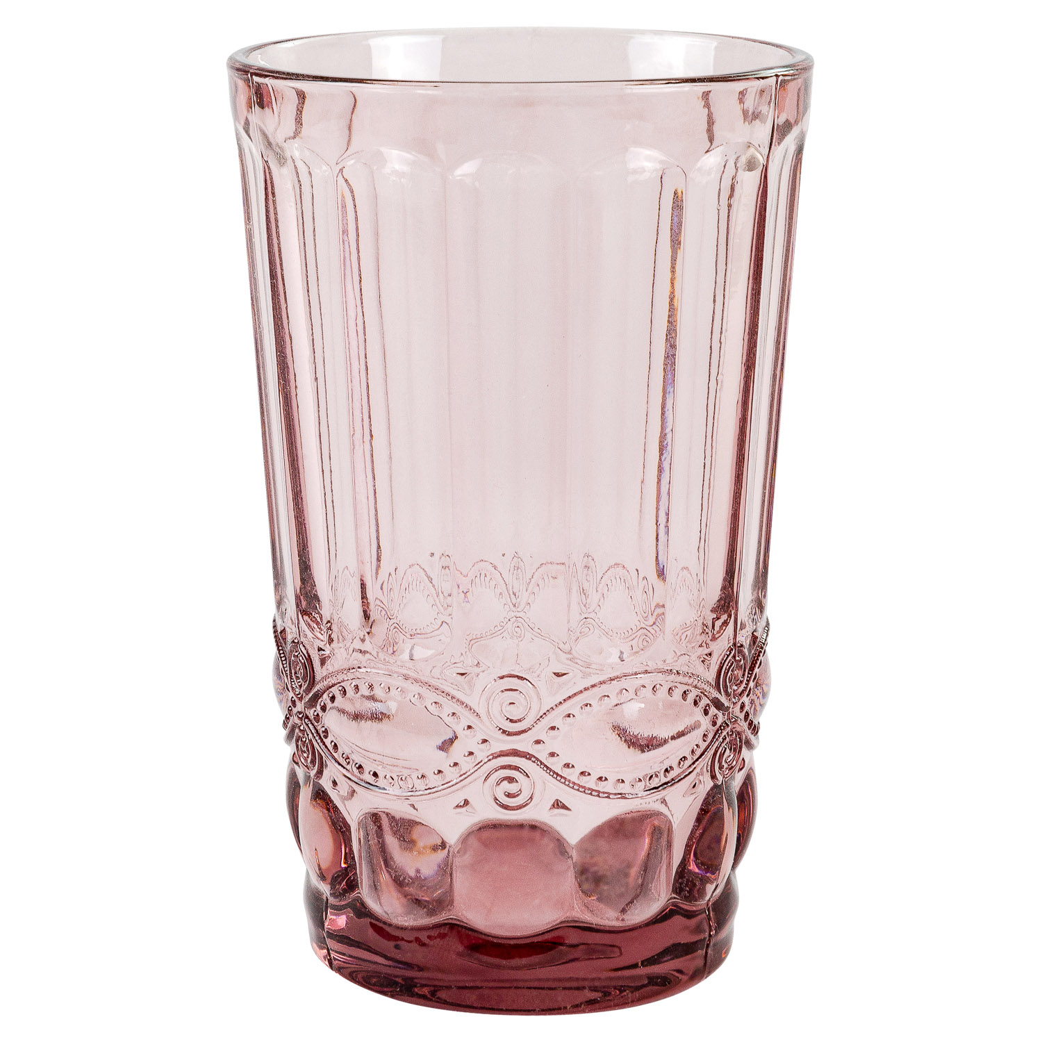 Набор стаканов DOMEO «Серпентина Розовый» 6 шт. 350 мл