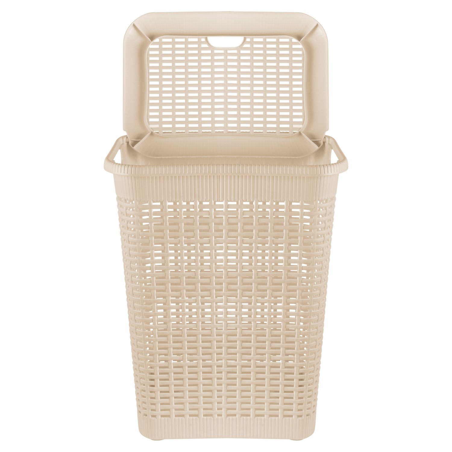 Корзина для белья «Эконова» 42x31x56 см бежевого цвета