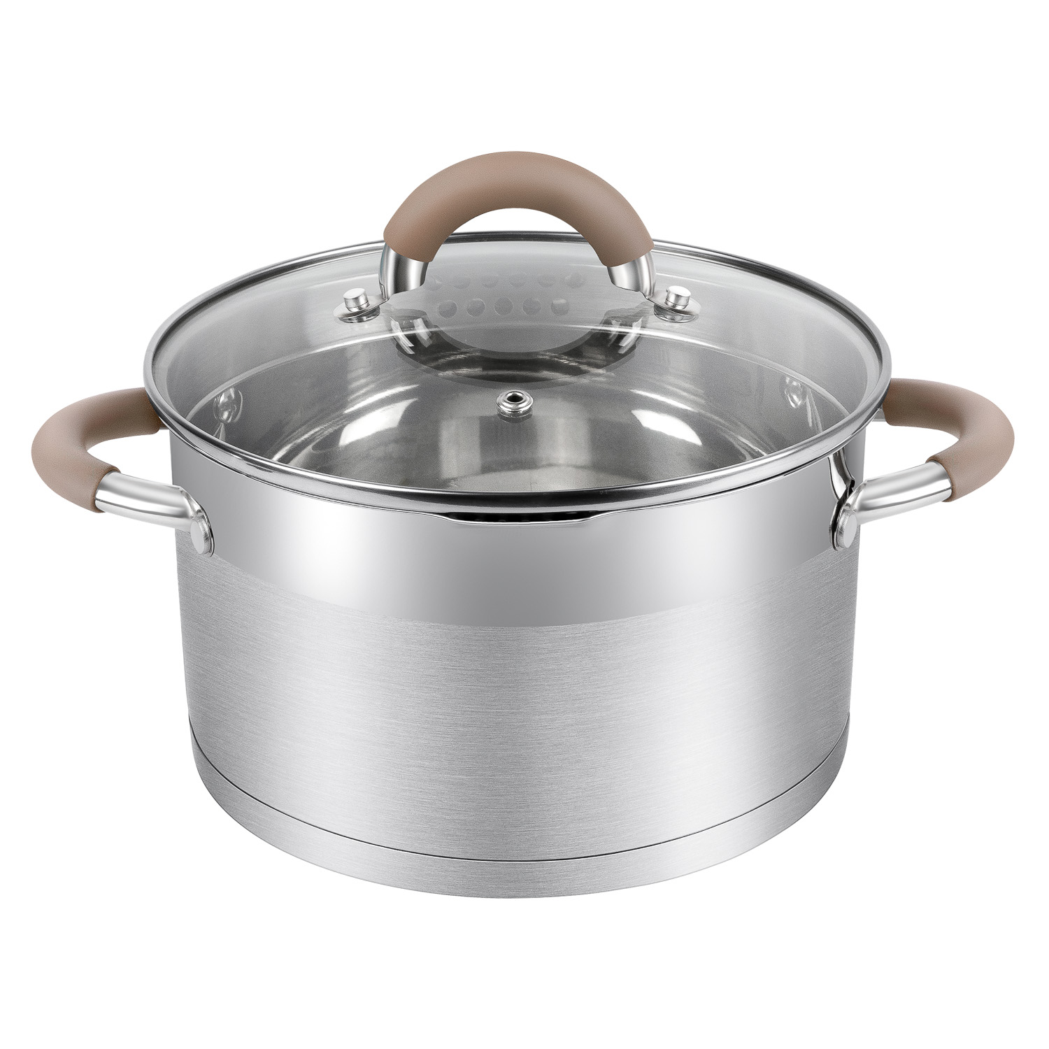 Кастрюля DOMEO Gourmet с крышкой со сливом 3,6 л