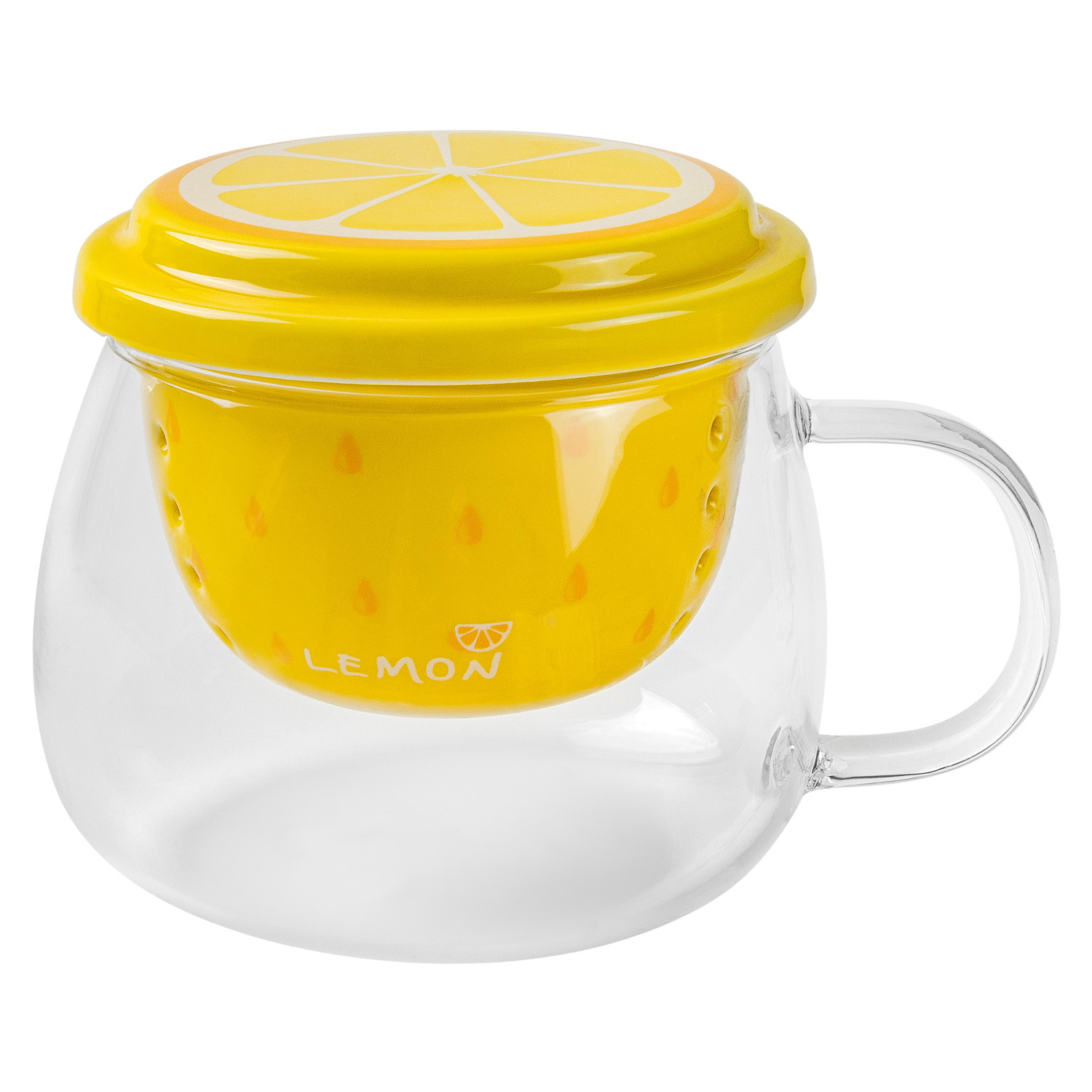 Кружка заварочная DOMEO 400 мл цвет в ассортименте