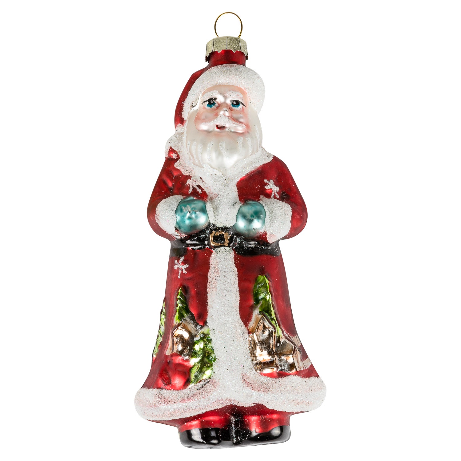 Украшение елочное Selecta Christmas «Дед Мороз» 6,5х13,5x5,5 см