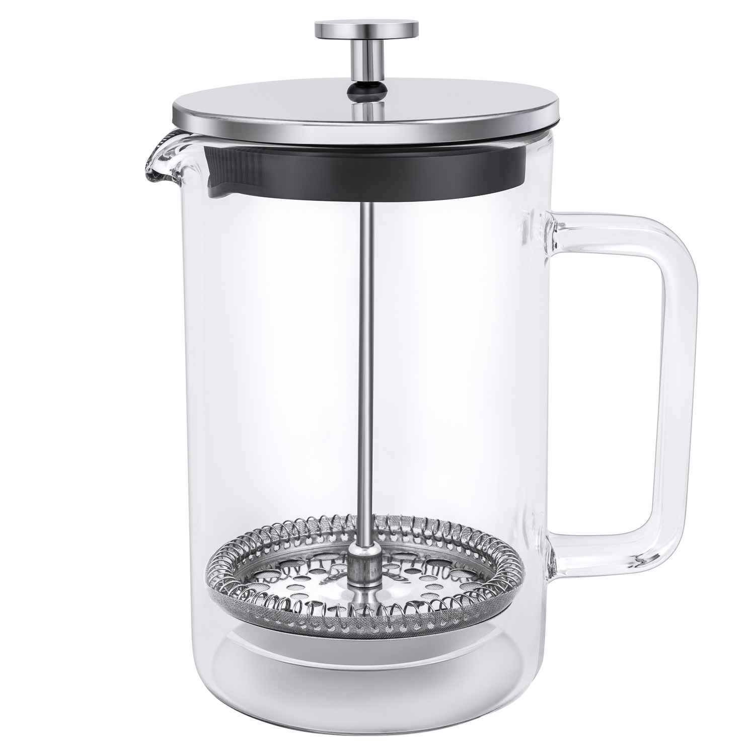 Френч-пресс для чая DOMEO с двойными стенками 800 мл