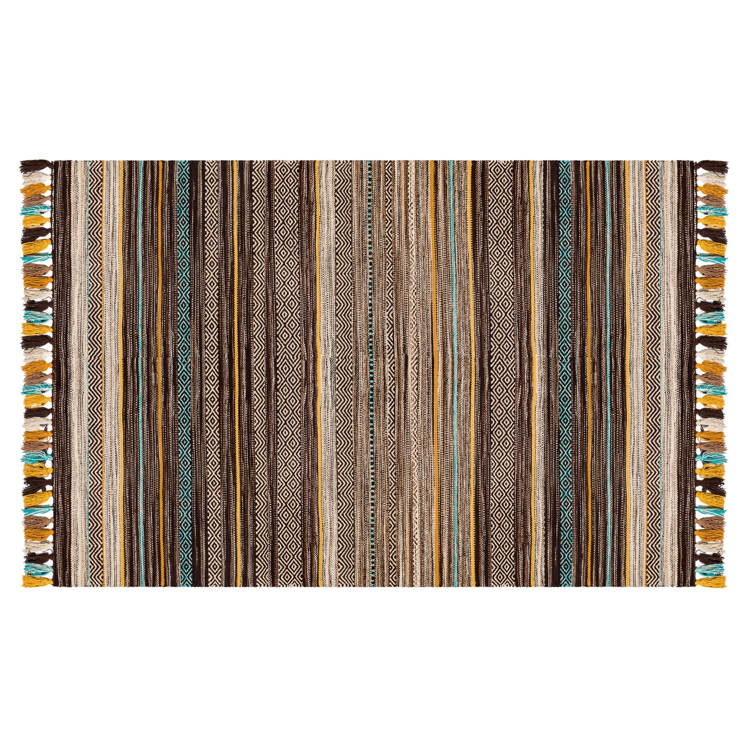 Ковер текстильный Selecta Brown 120x180 см