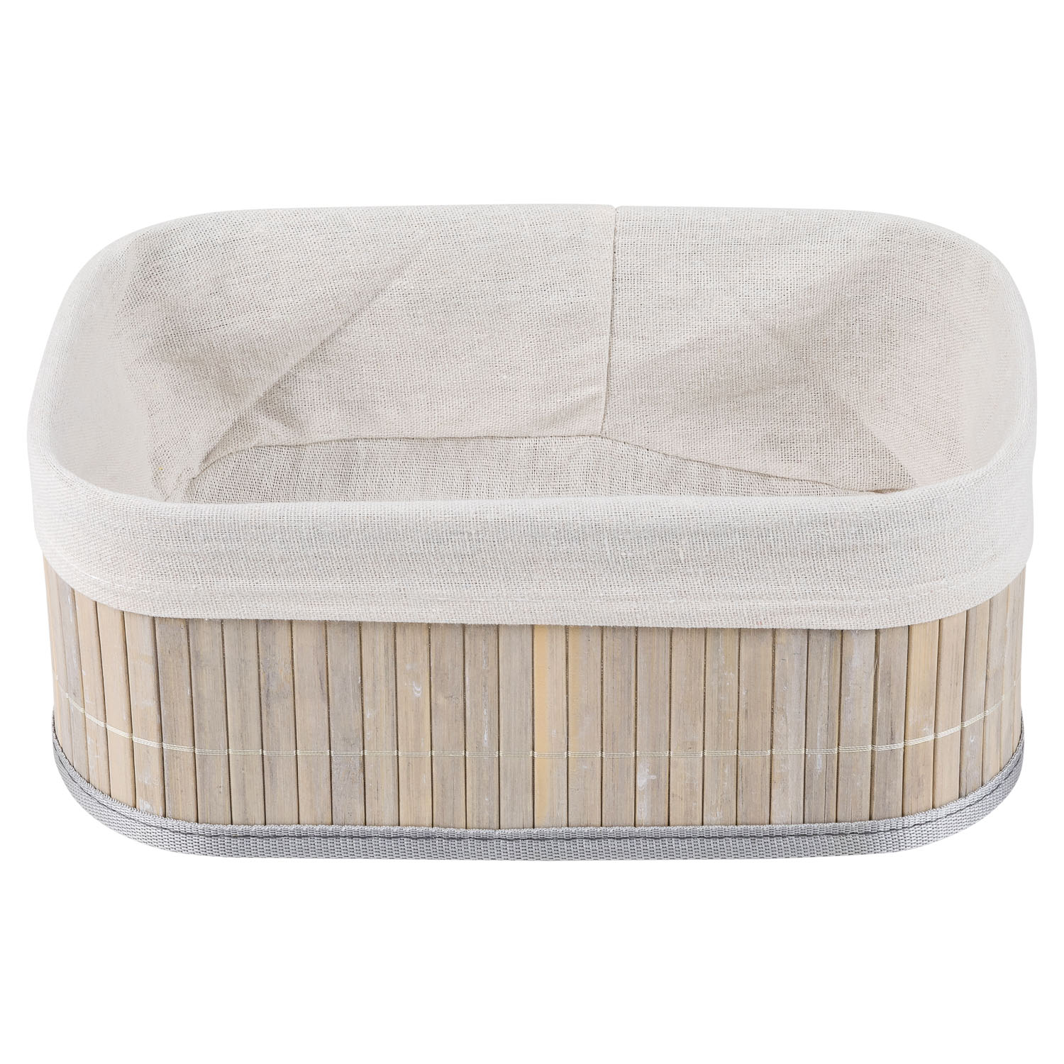 Корзина для хранения Selecta 30x20x12 см серого цвета