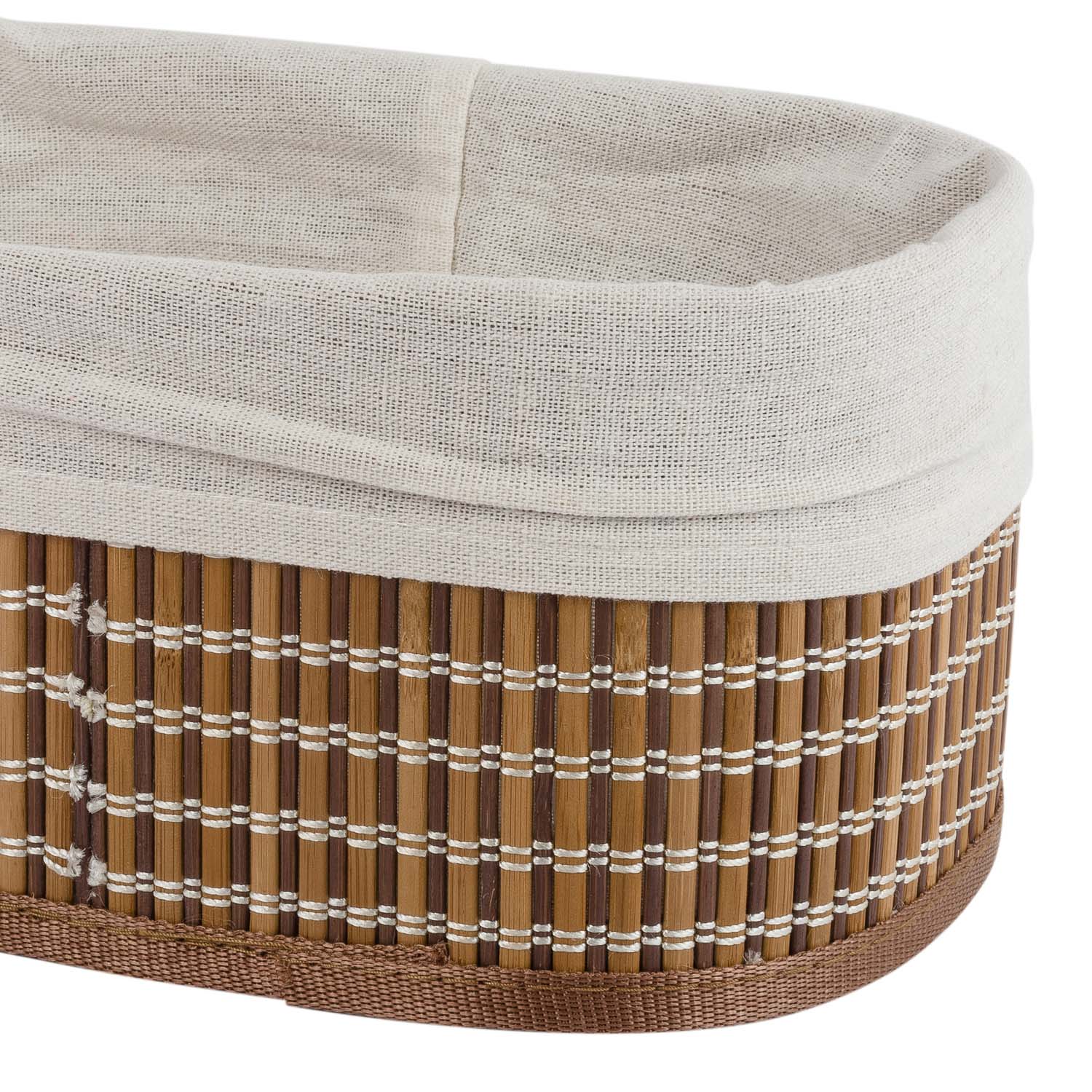 Корзина для хранения Selecta 28x16x12 см из бамбука