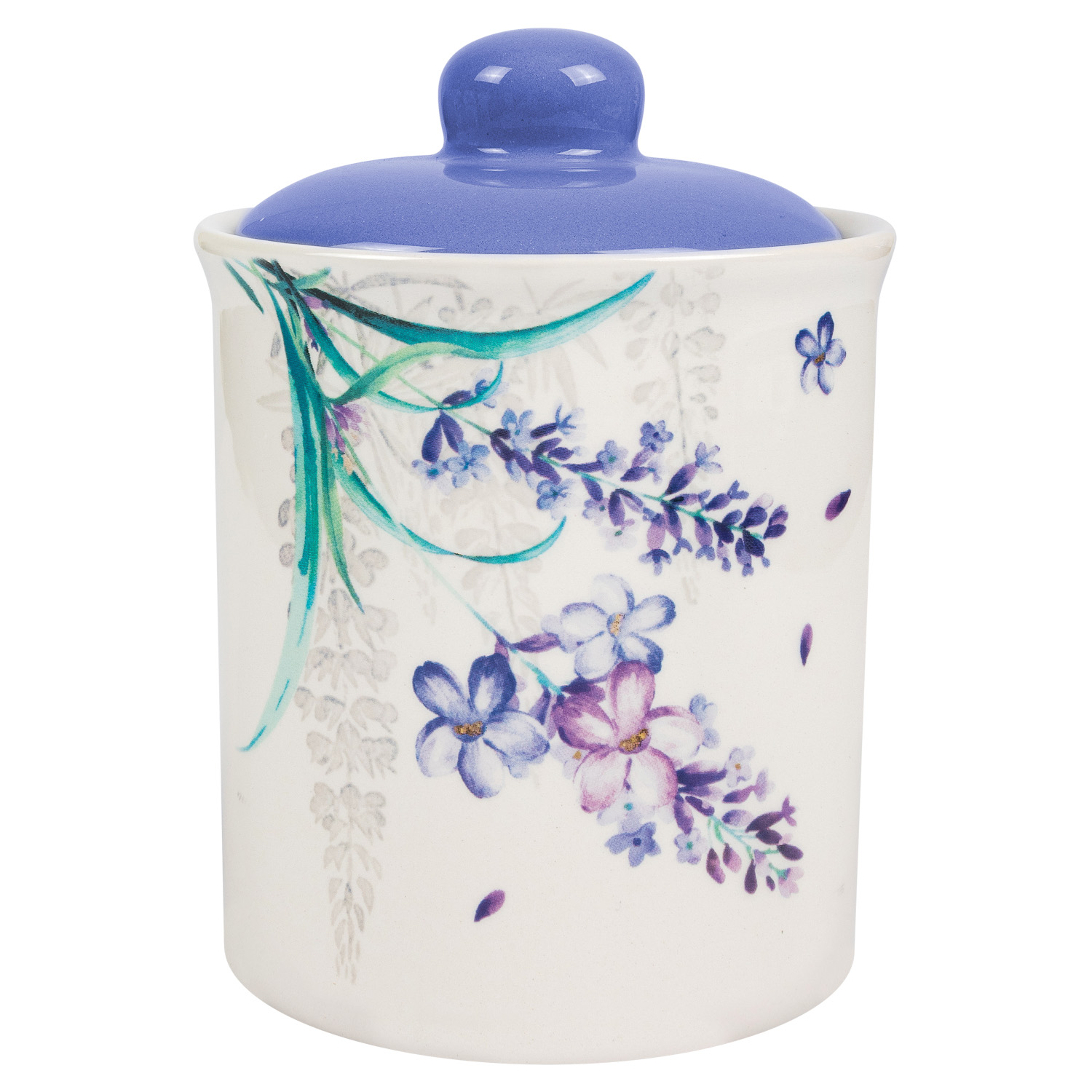 Банка для сыпучих продуктов DOMEO «Лаванда-2» 480 мл