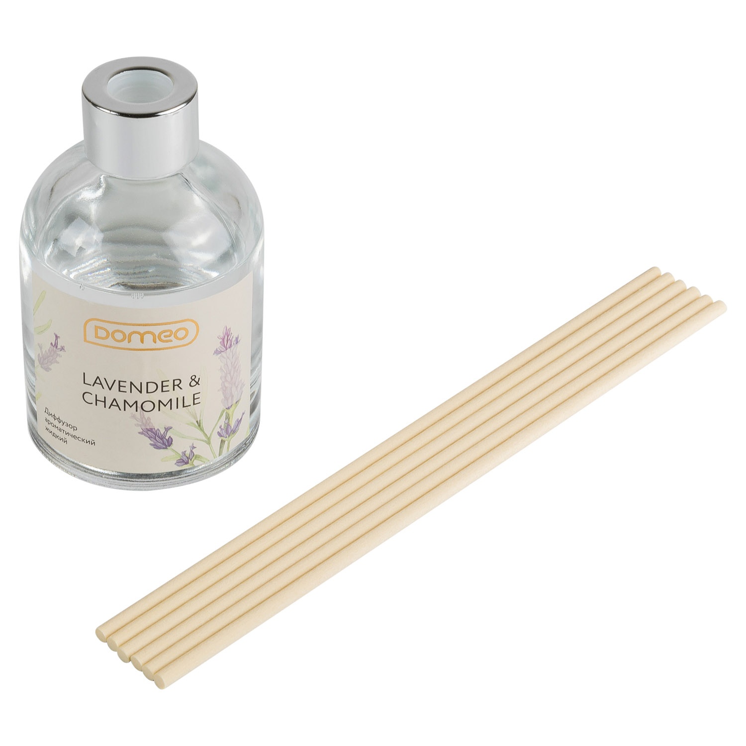 Диффузор ароматический DOMEO Lavender & Chamomile 100 мл 6 палочек