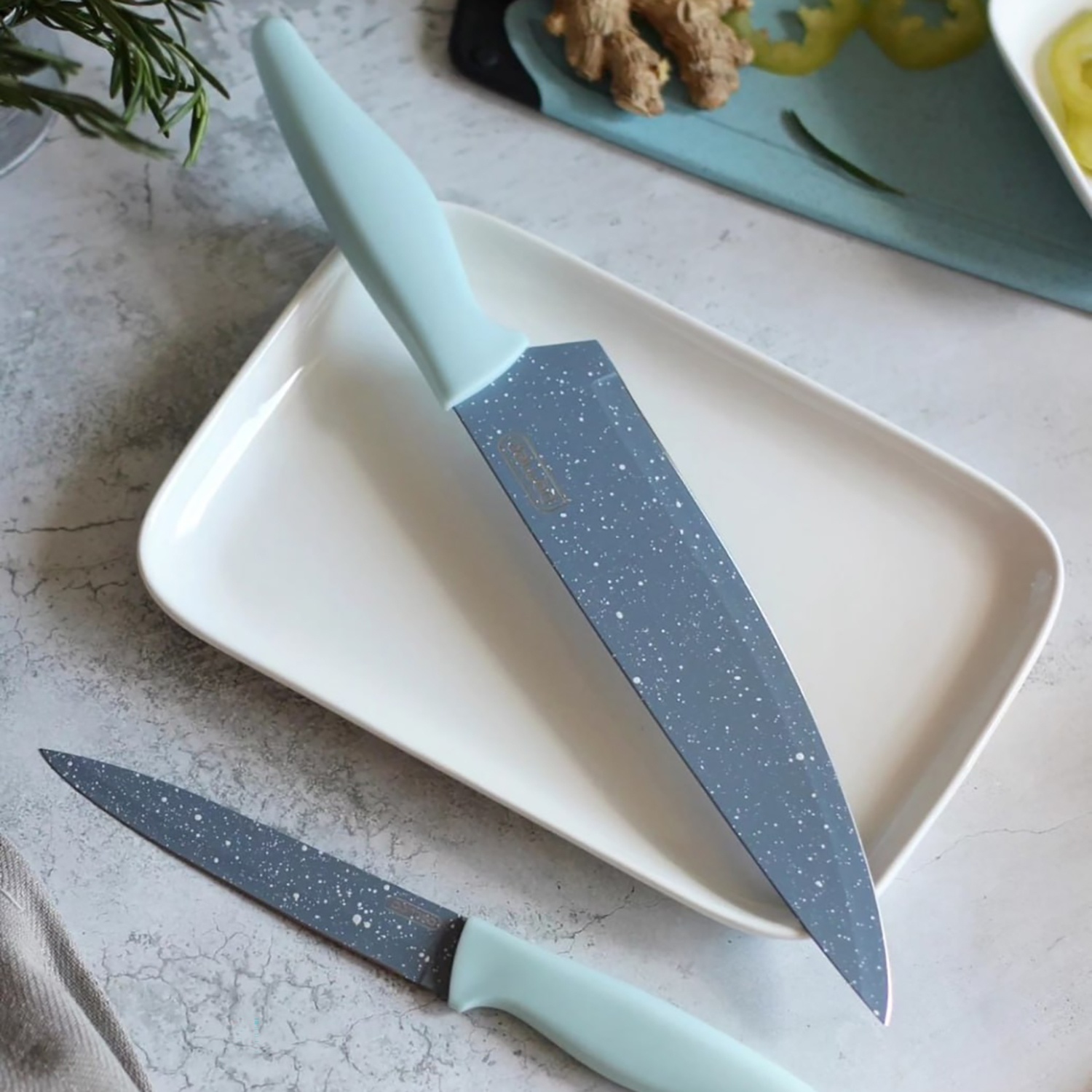 Нож поварской DOMEO Stone 19 см