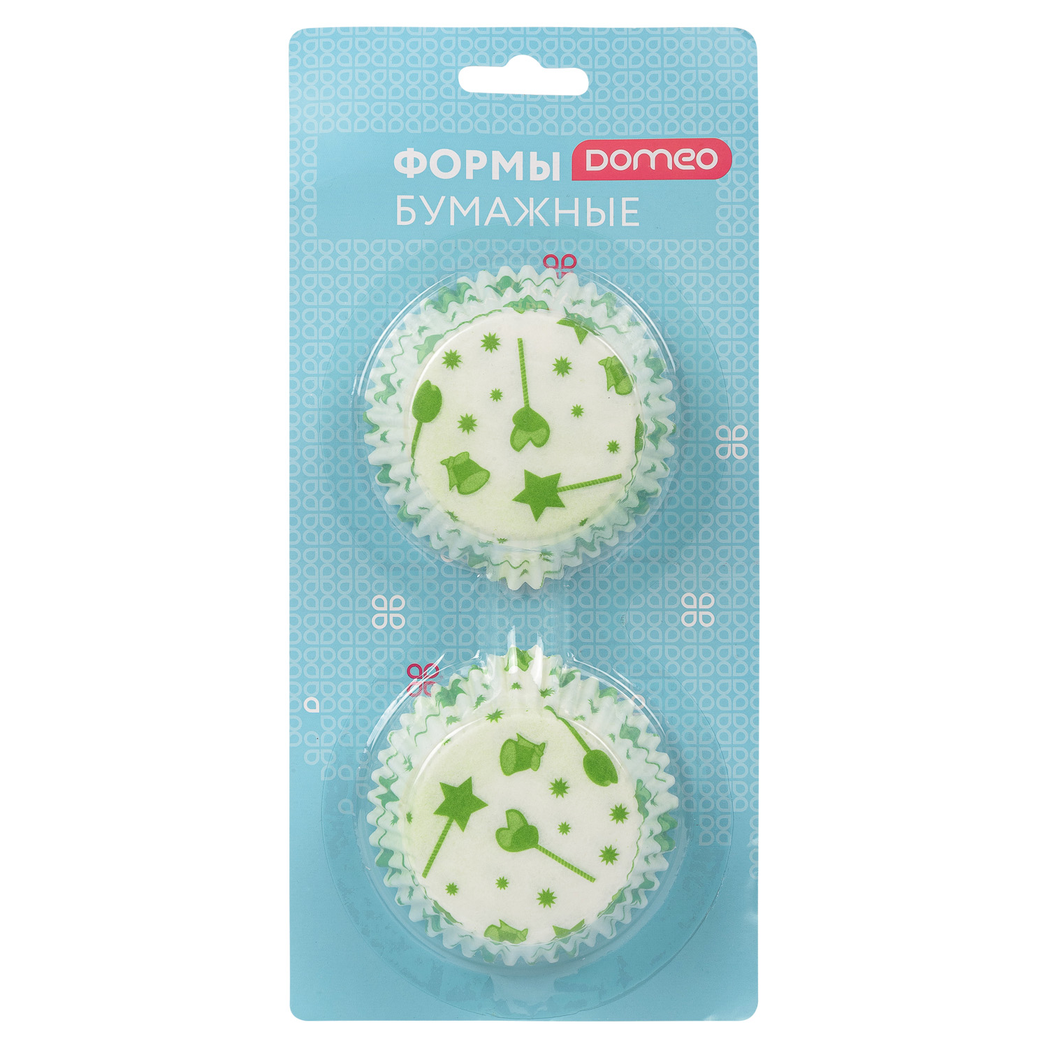 Формы для выпечки DOMEO «Дуэт» 50 шт. бумажные цвет в ассортименте