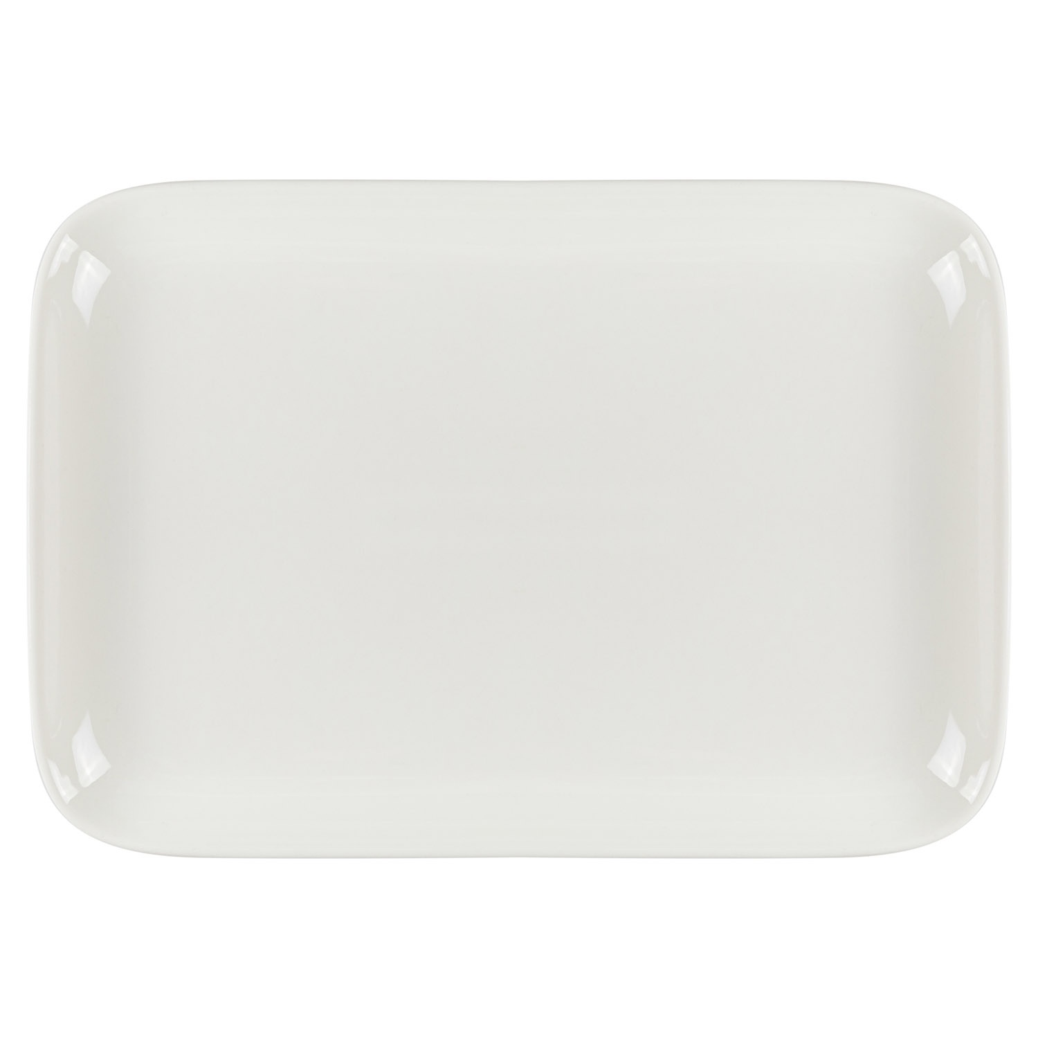 Блюдо для сервировки DOMEO «Белая классика» 21,5x14,5x5 см