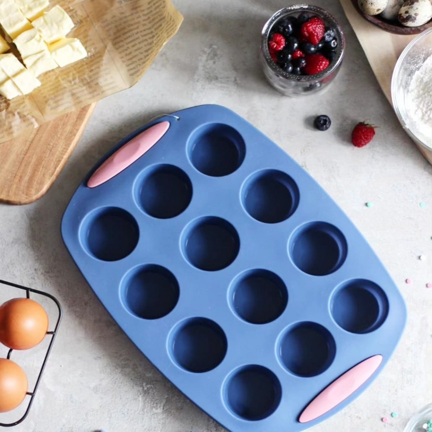 Форма для выпечки DOMEO «Саварен» 29,8x20,5 см на 12 ячеек