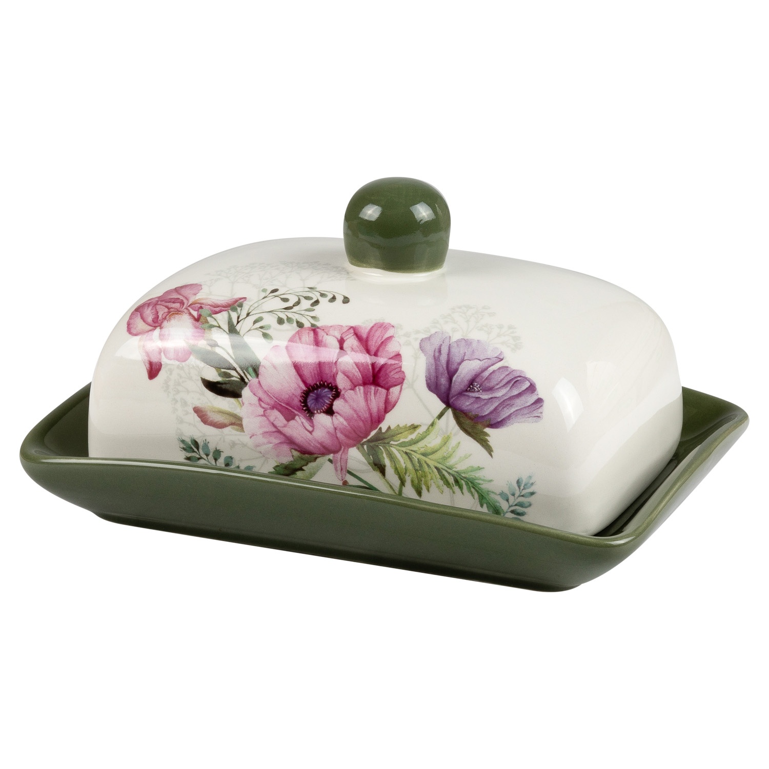 Масленка керамическая DOMEO «Летний сад»