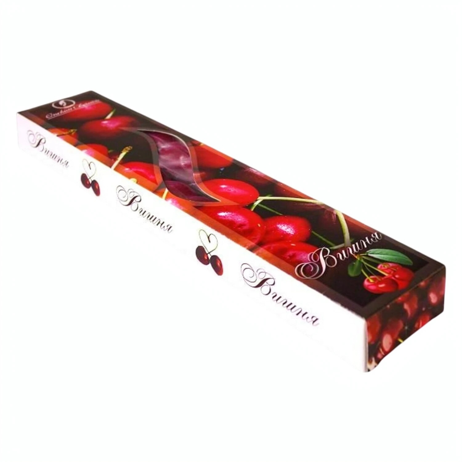 Свеча ароматизированная "Вишня"  2x25 см 2 шт. 