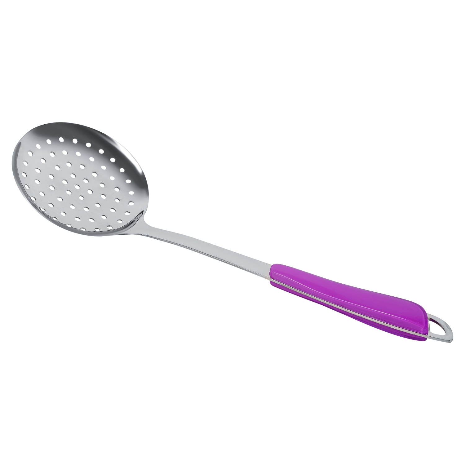 Шумовка DOMEO «Морошка» 35 см с фиолетовой ручкой