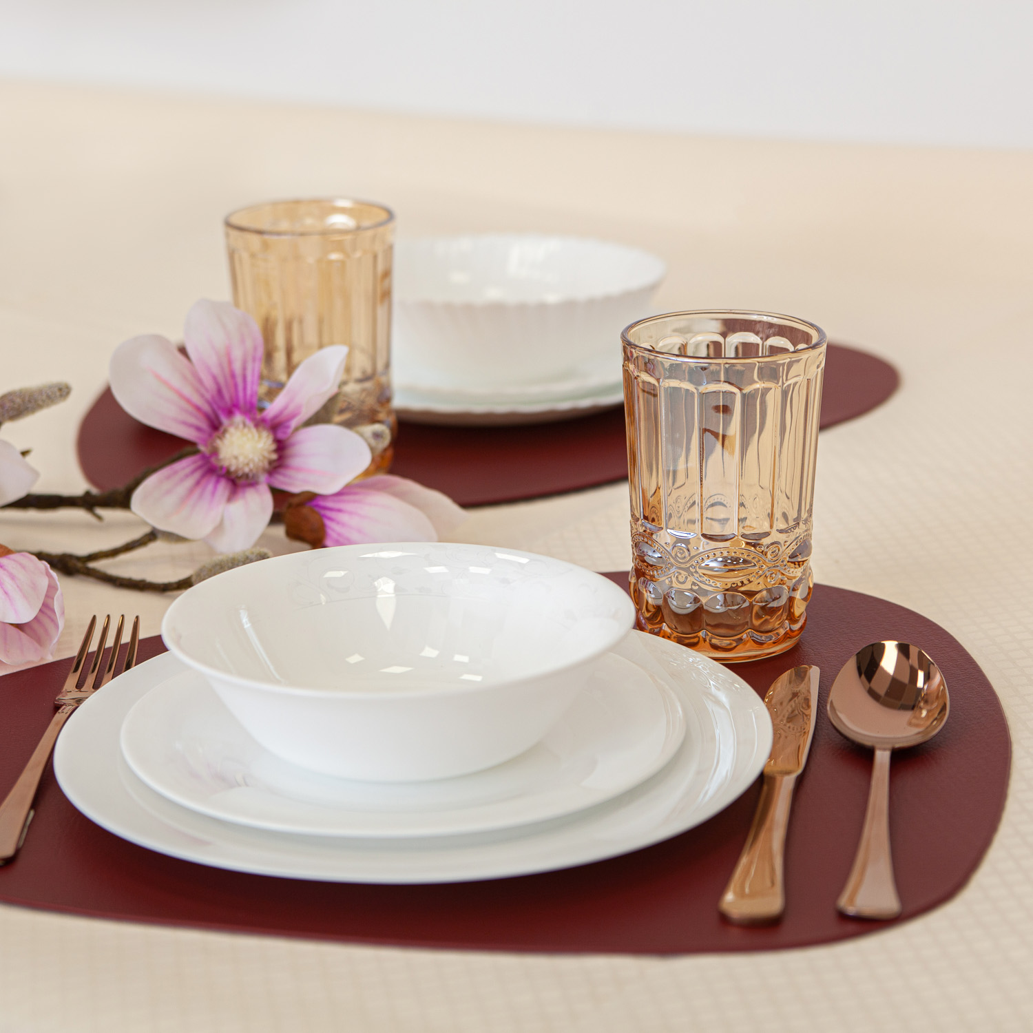 Набор стаканов DOMEO «Серпентина Золотой» 6 шт. 350 мл