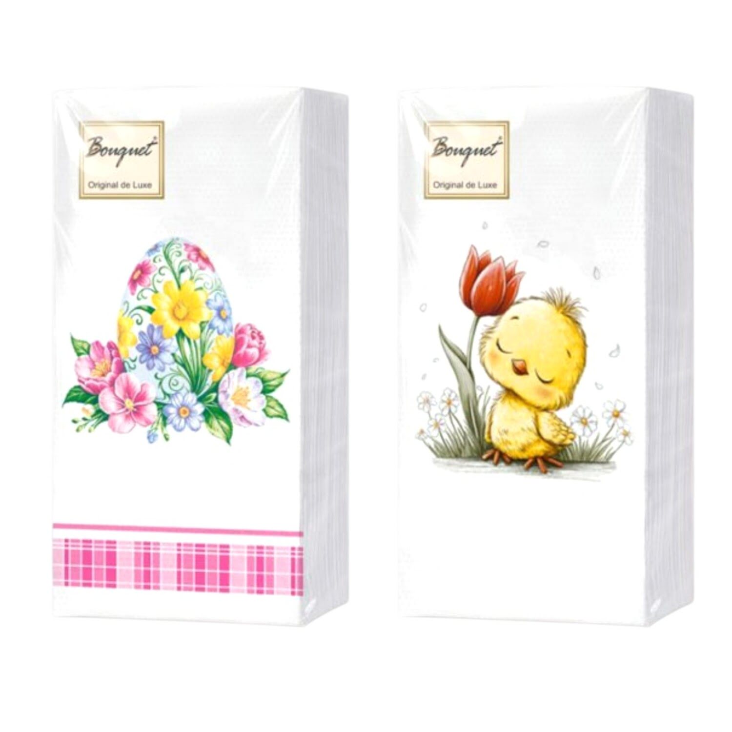 Салфетки бумажные 2-х слойные Bouquet Original de Luxe «Пасхальный набор» 2  шт.