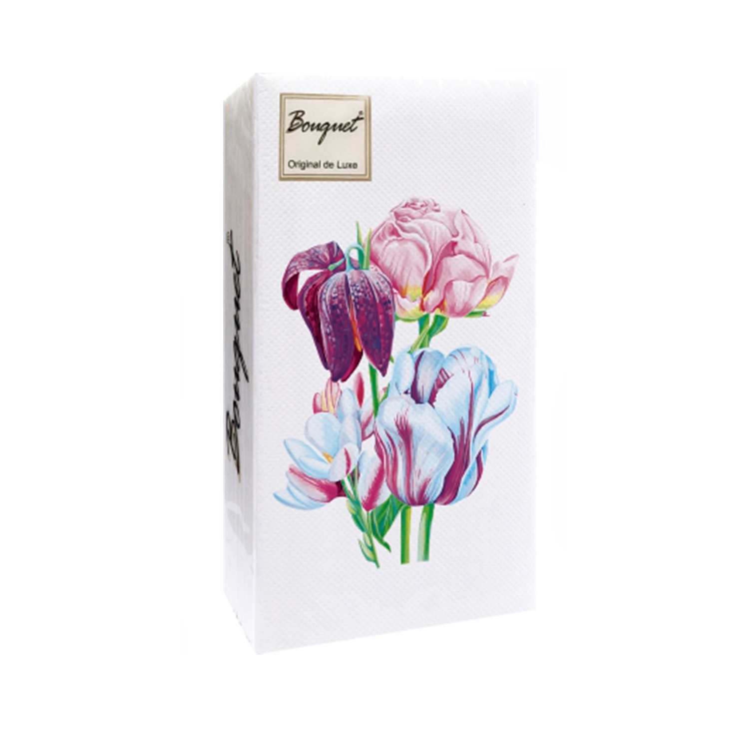 Салфетки бумажные Bouquet Original de Luxe «Весенний букет» 20 шт.