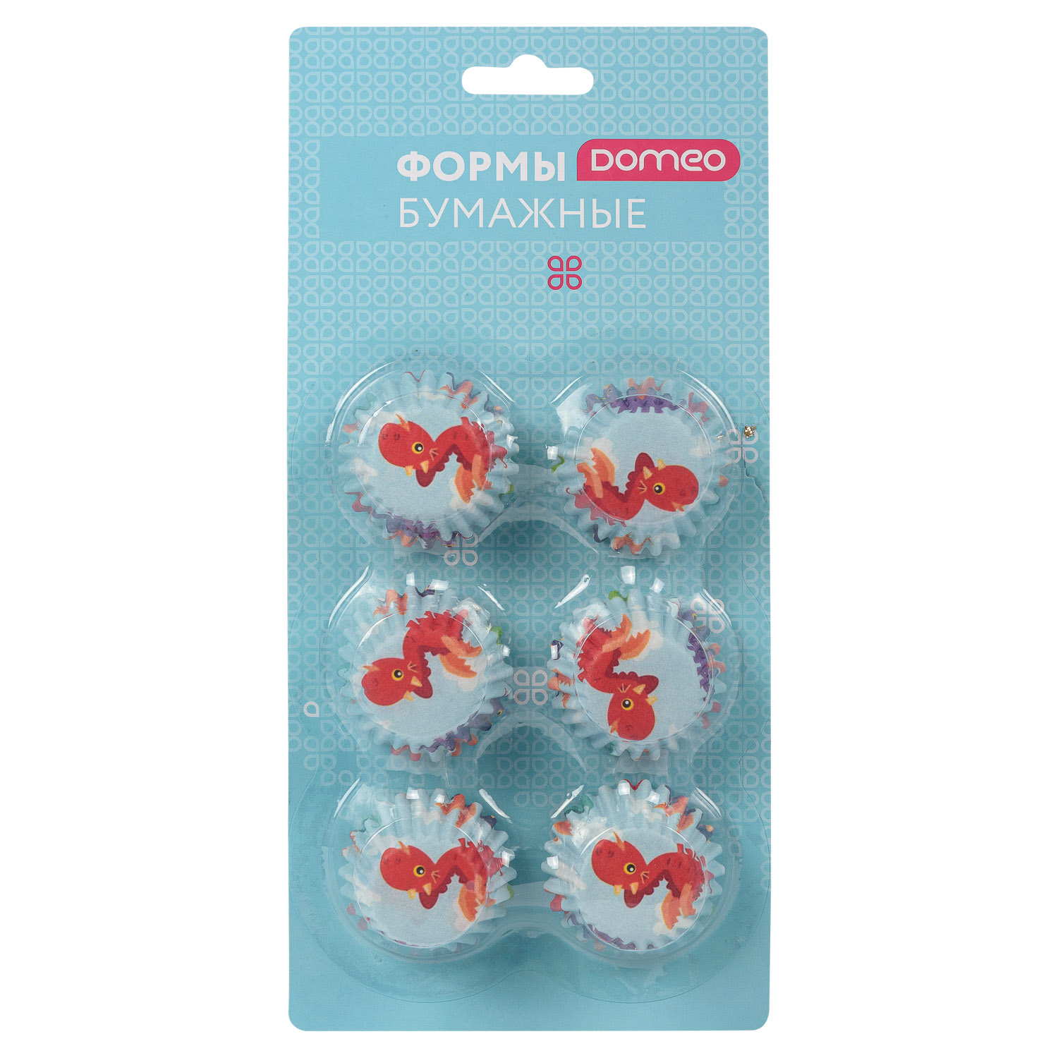 Формы для выпечки DOMEO «Дуэт» 150 шт. бумажные цвет в ассортименте