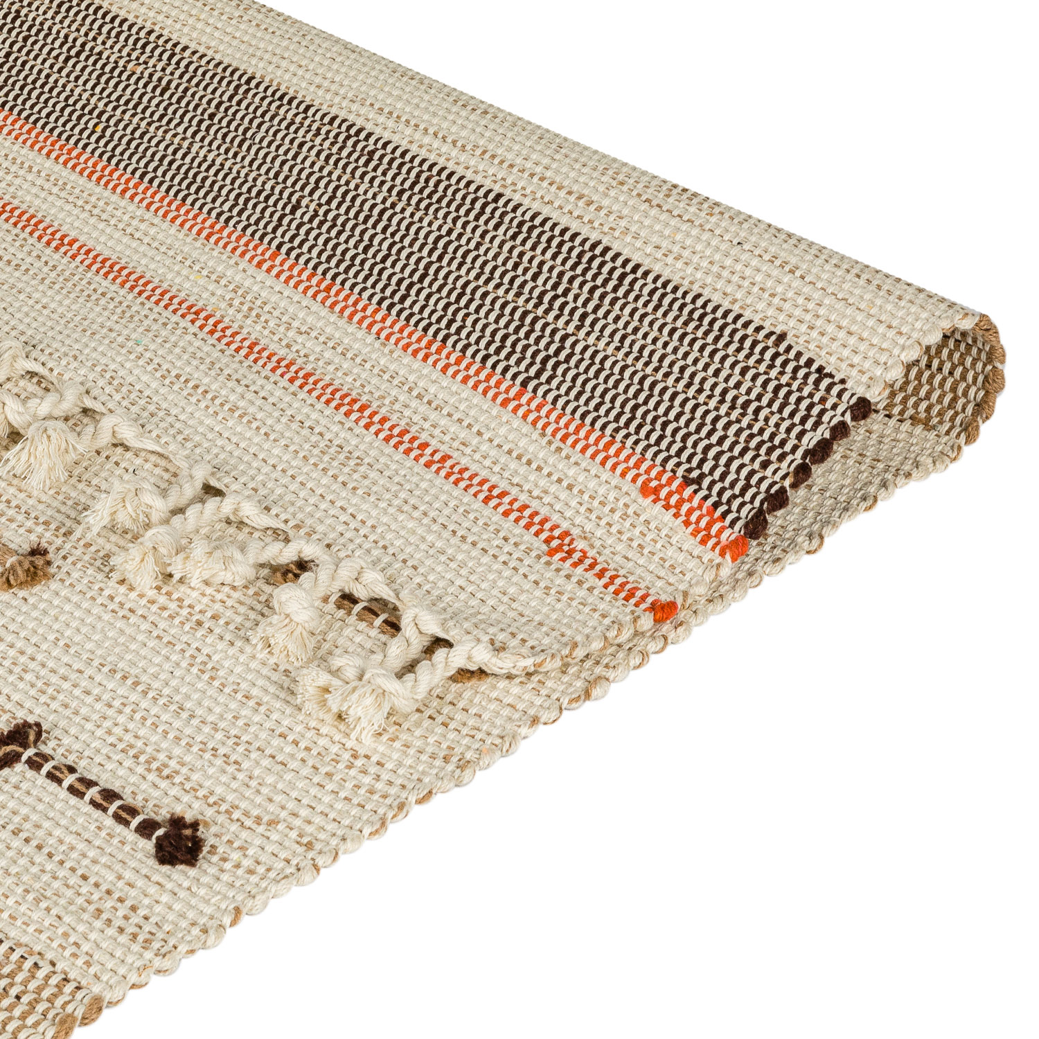 Коврик текстильный Selecta Brown 70x140 см