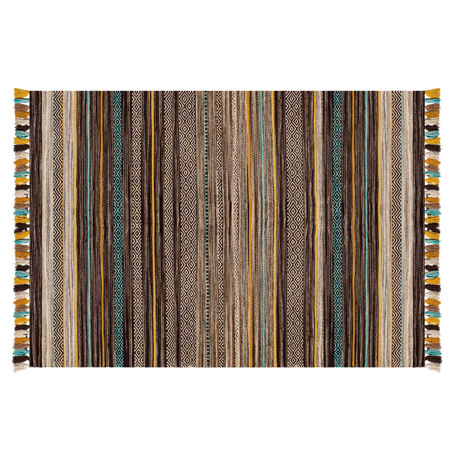 Ковер текстильный Selecta Brown 140x200 см