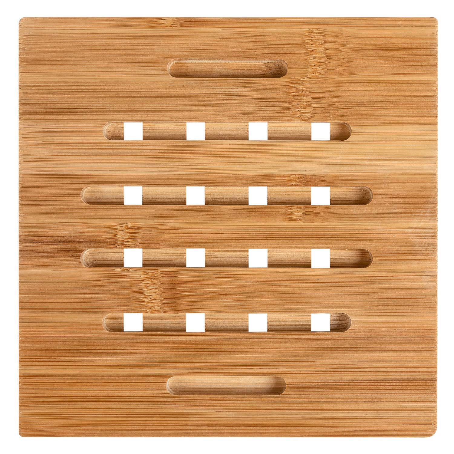 Подставка под горячее DOMEO Grid 18х18 см из бамбука