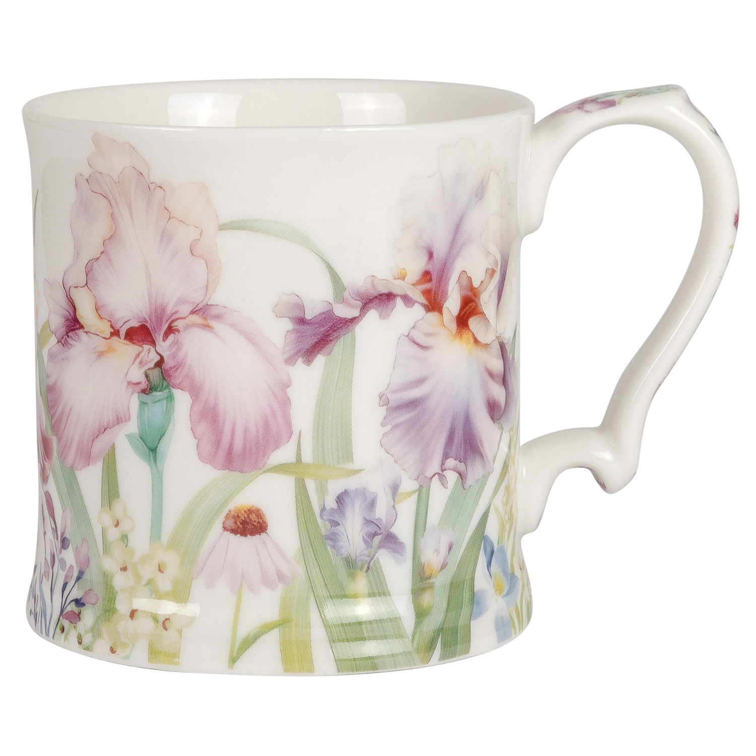 Кружка DOMEO «Ирисы» 380 мл