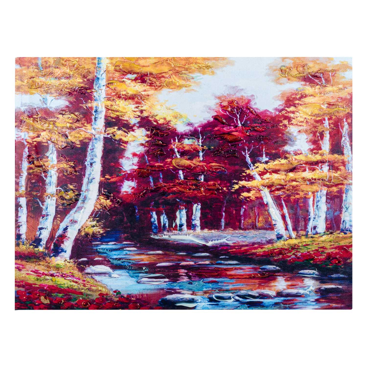 Картина «Река в лесу» 30x40 см