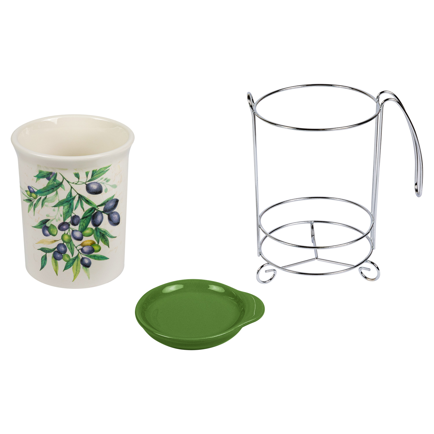 Подставка под столовые приборы DOMEO «Оливки новые»