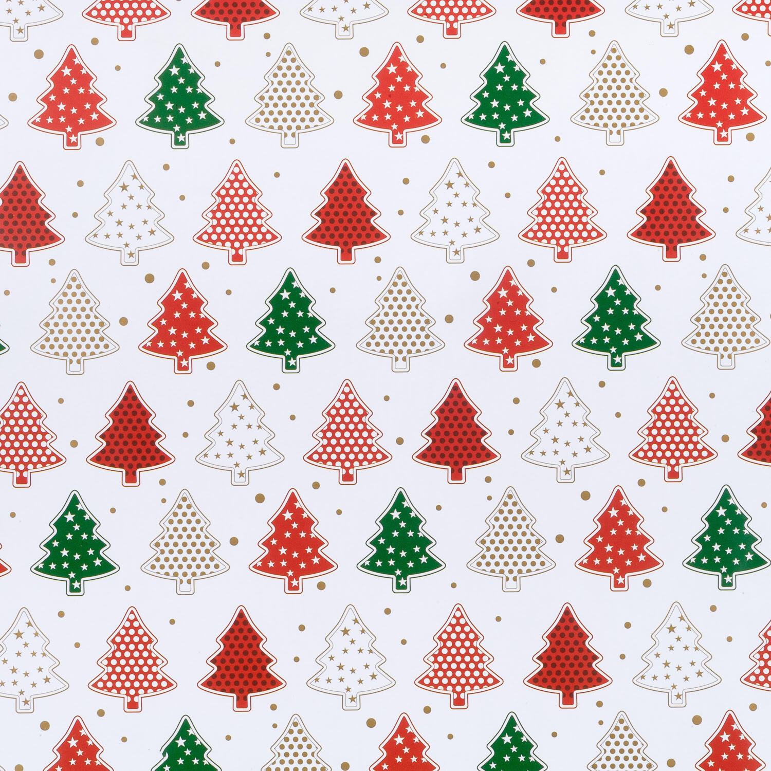 Бумага подарочная Selecta Christmas 70x100 см 2 рулона