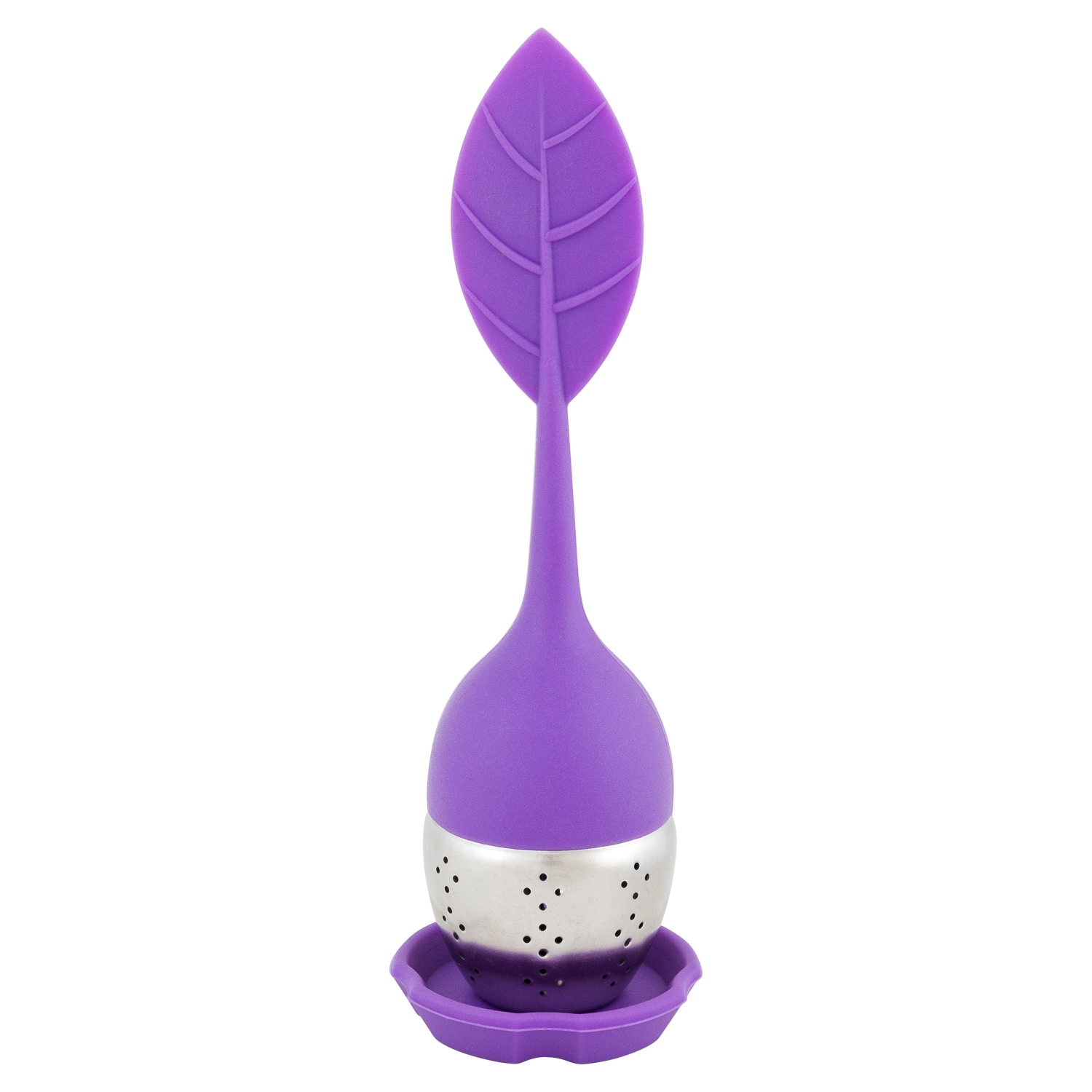 Ситечко для заварки чая DOMEO с силиконовой ручкой цвет в ассортименте