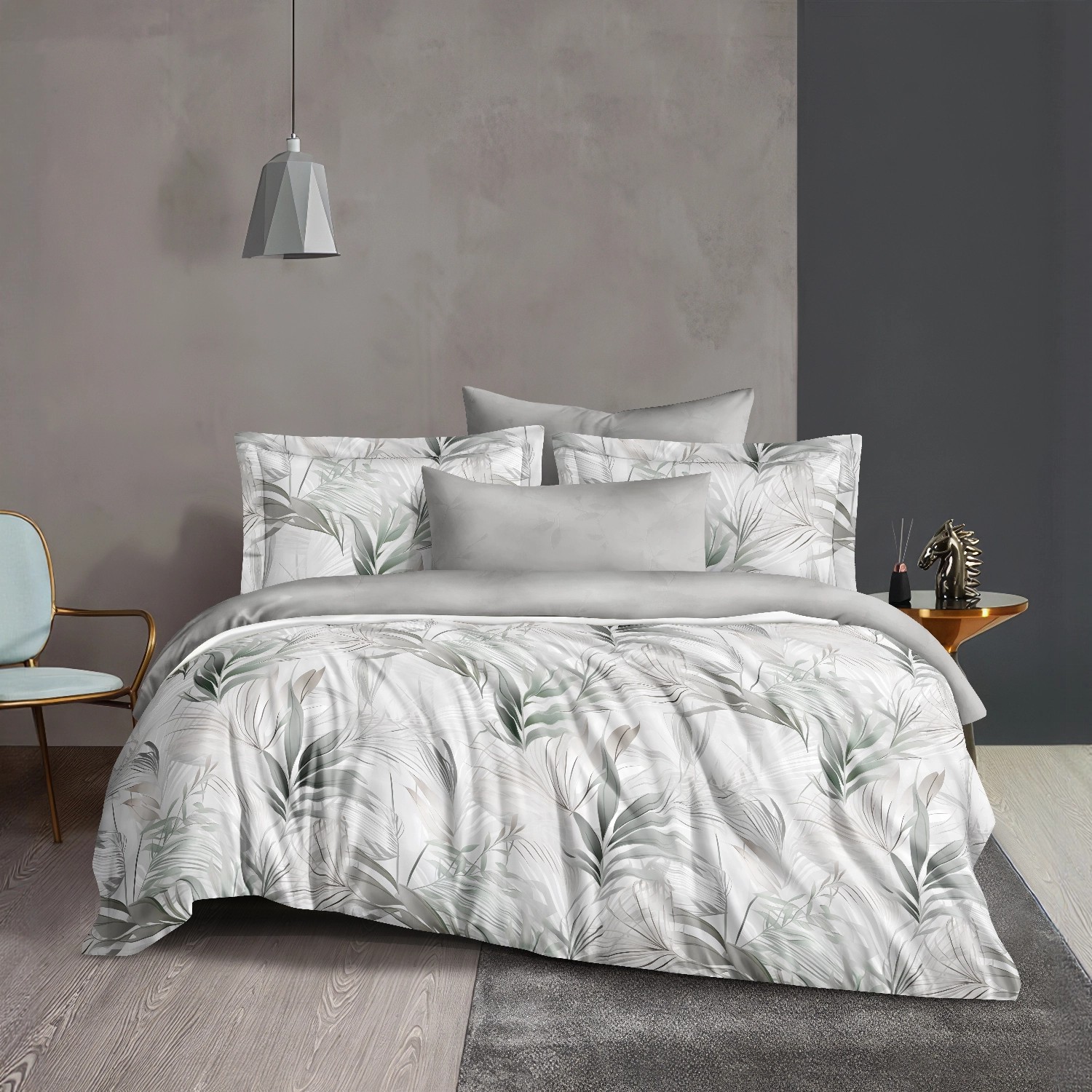 Комплект постельного белья Cleo Satin de Luxe евро