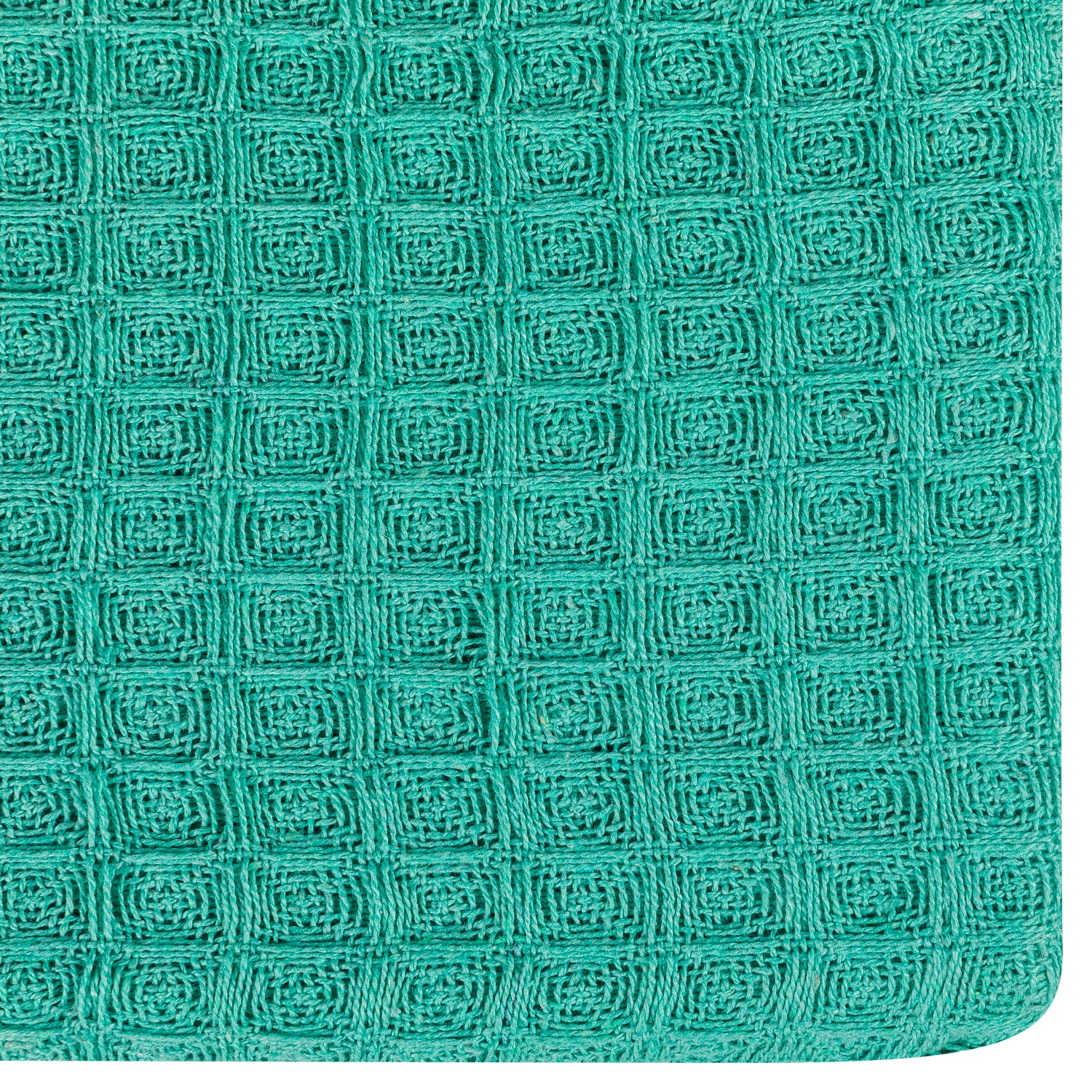 Плед Selecta 200x220 см бирюзового цвета