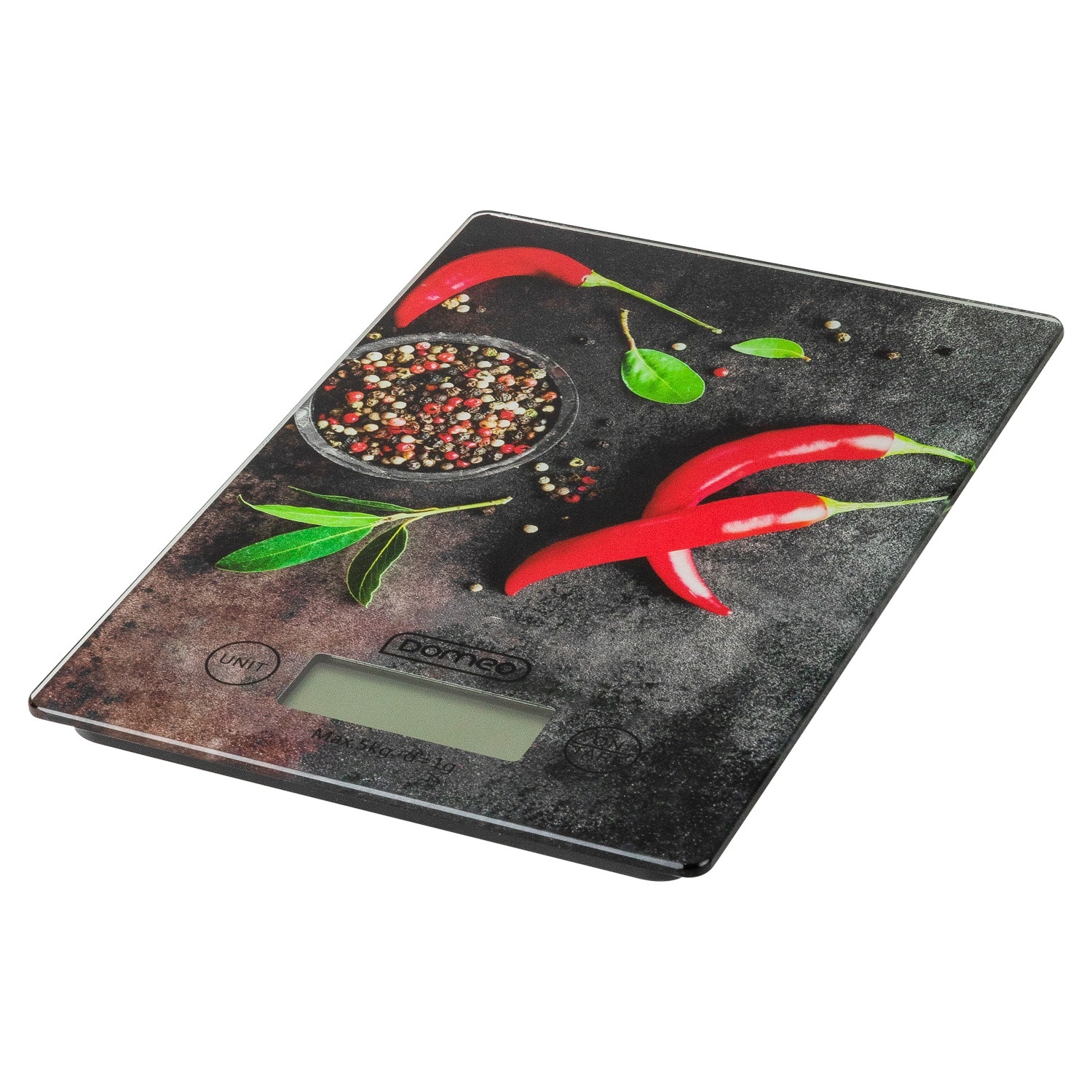 Весы кухонные DOMEO 5 кг 23x16x2 см