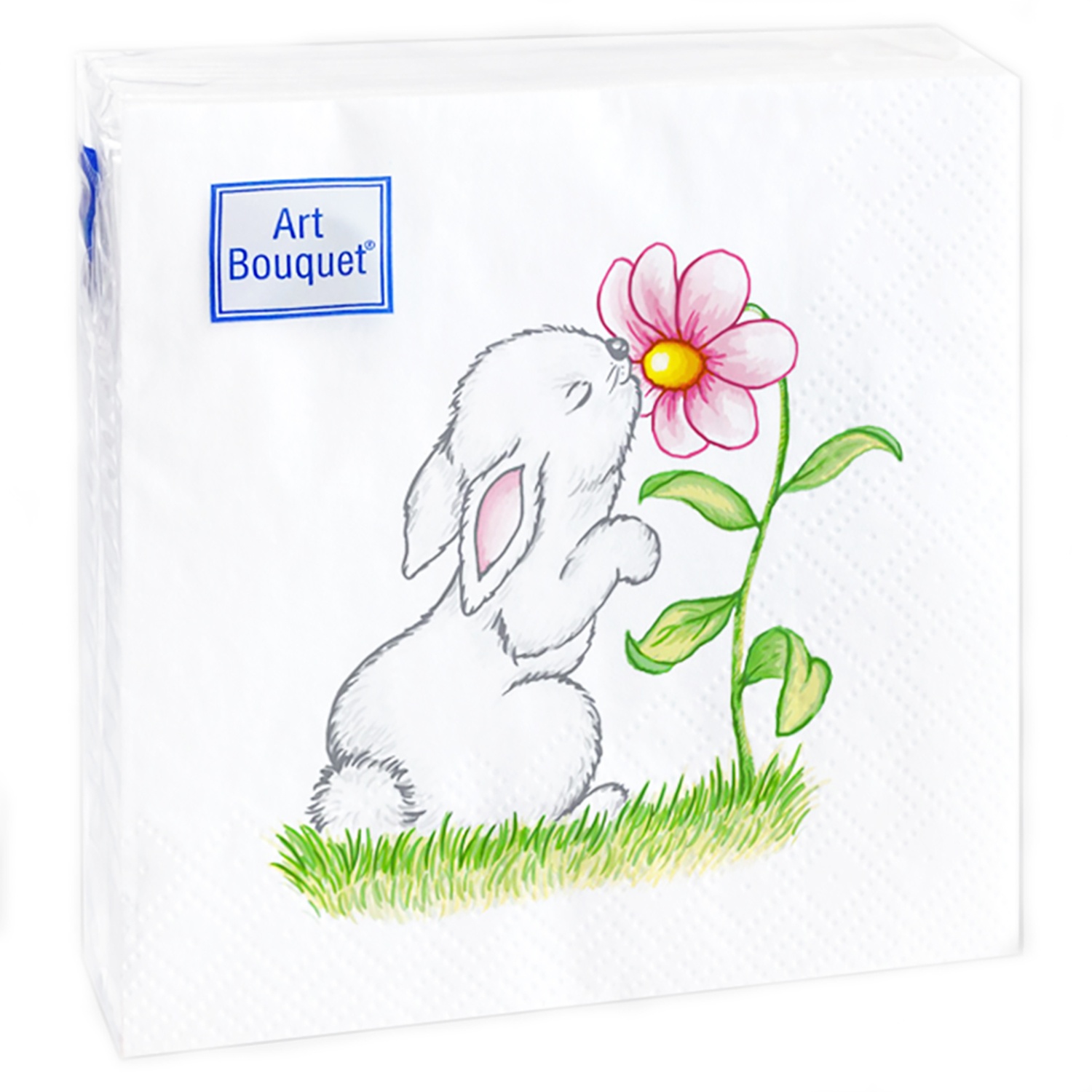 Салфетки бумажные Art Bouquet «Милый зайчик» 30 шт.