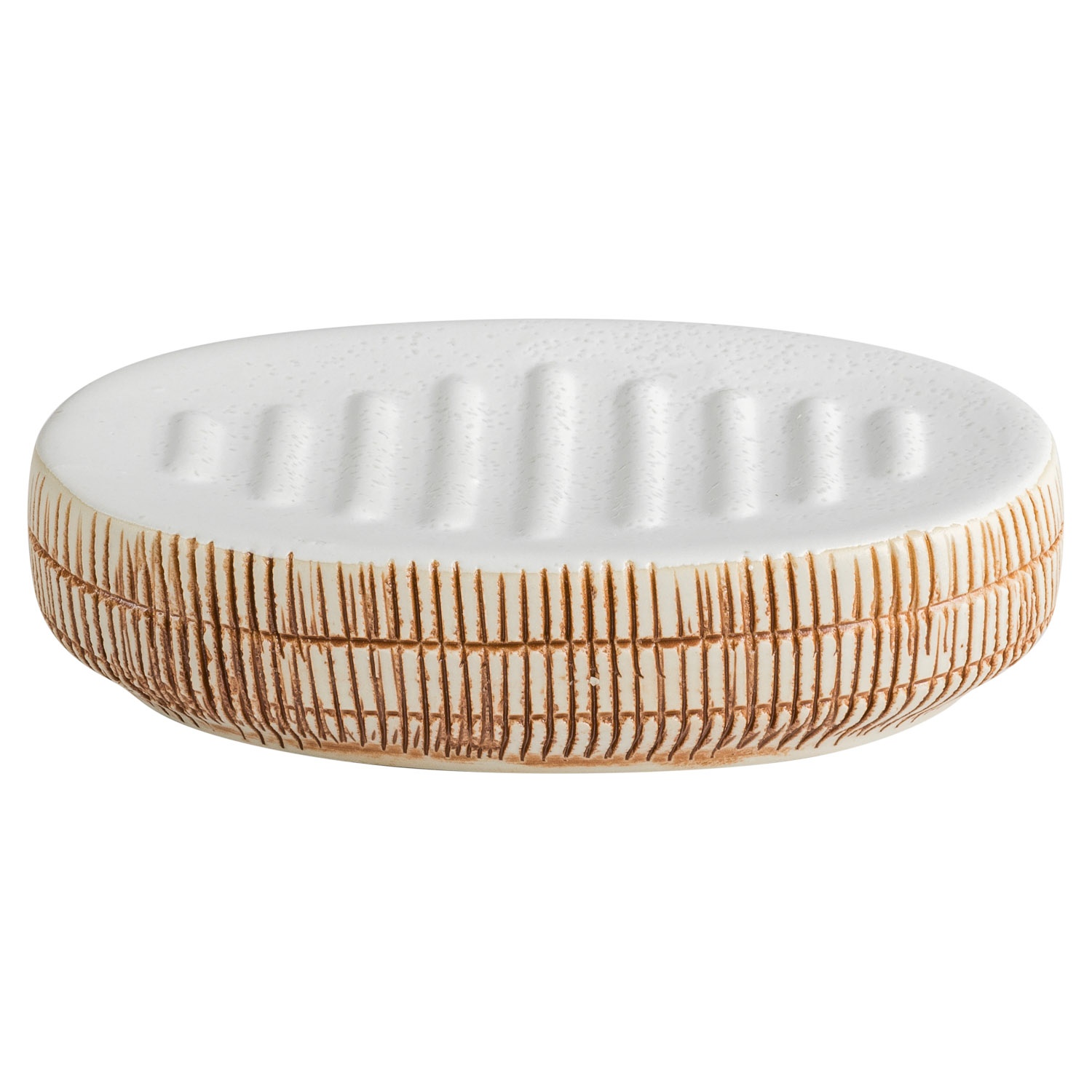 Мыльница Selecta белого-бежевого цвета