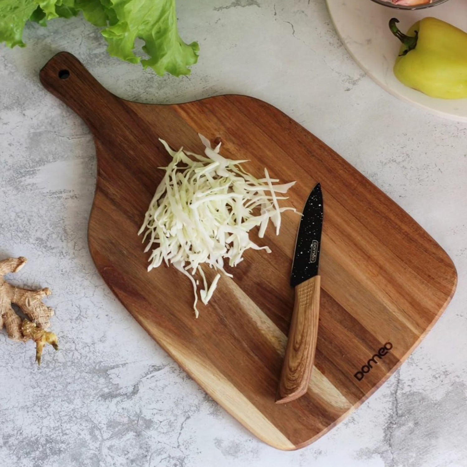 Доска разделочная DOMEO Acacia 39x22 см