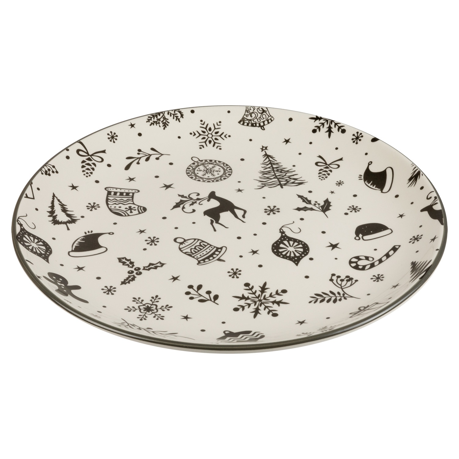 Тарелка для основных блюд Selecta Christmas «Новогодний калейдоскоп» 25,8 см