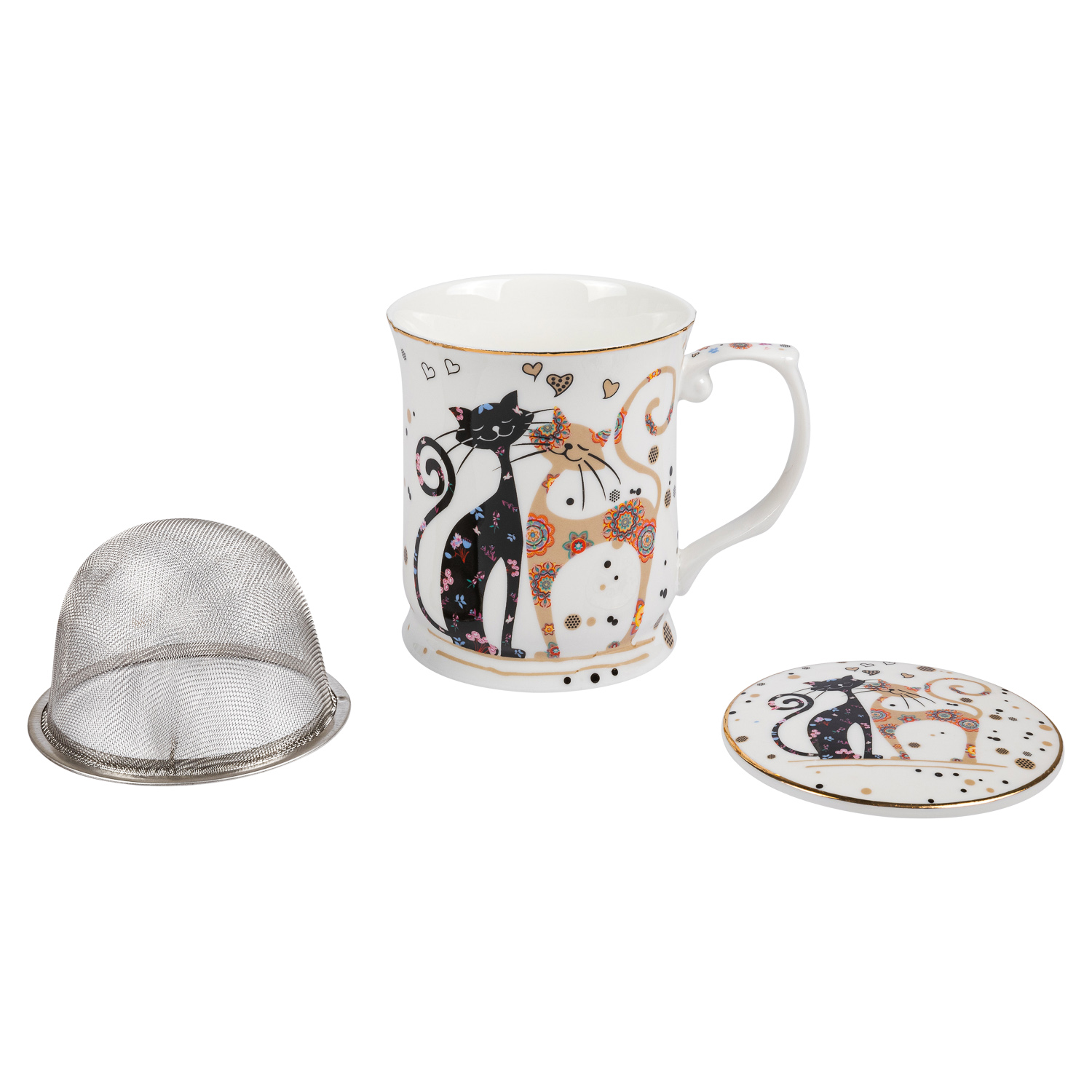 Кружка заварочная с ситом DOMEO 400 мл