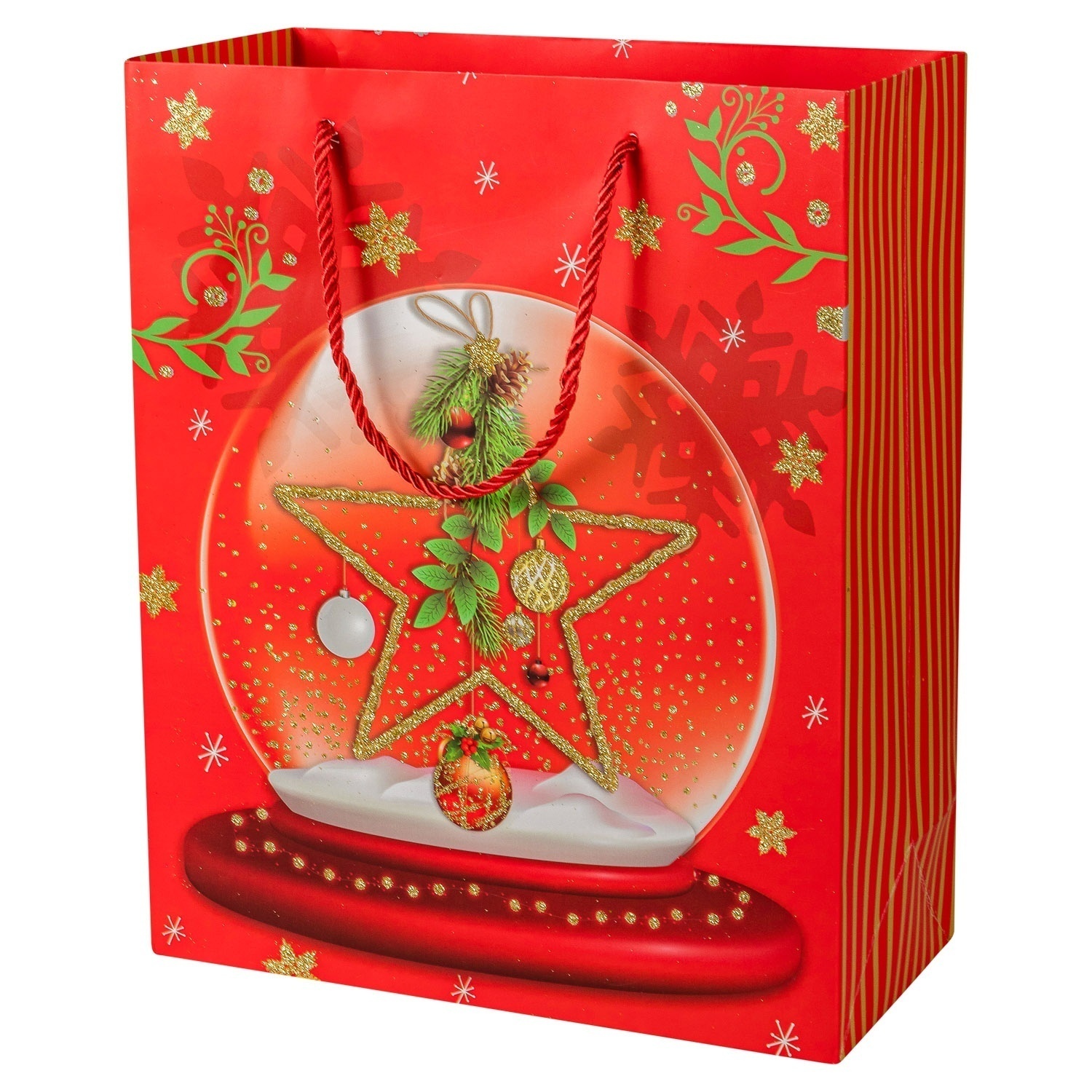 Пакет подарочный Selecta Christmas 55x40x15 см в ассортименте