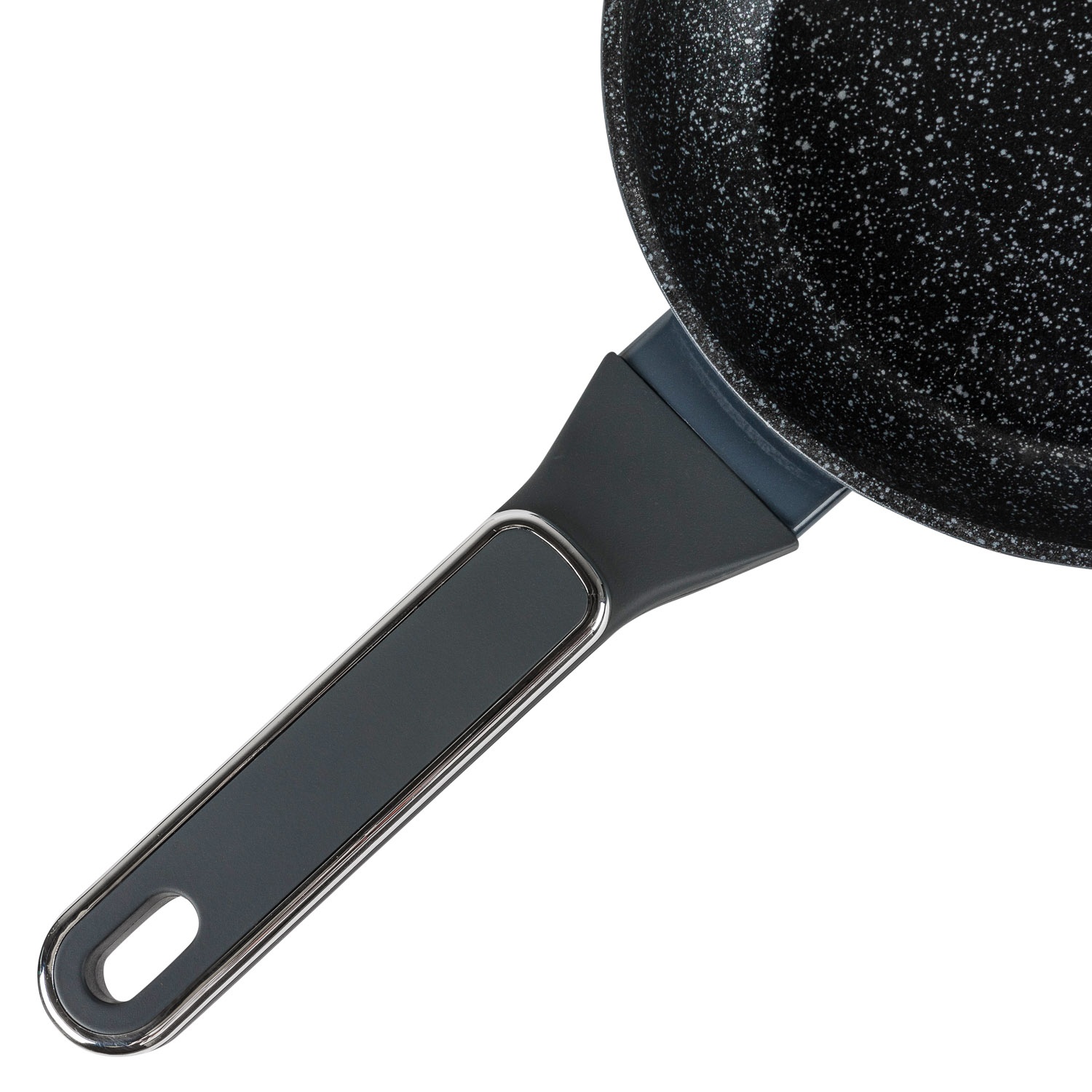 Сковорода DOMEO «Черный мрамор new» 24 см с мраморным покрытием