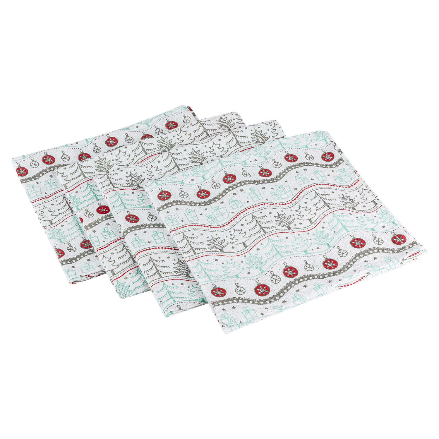 Набор салфеток Selecta Christmas 45x45 см 4 шт.