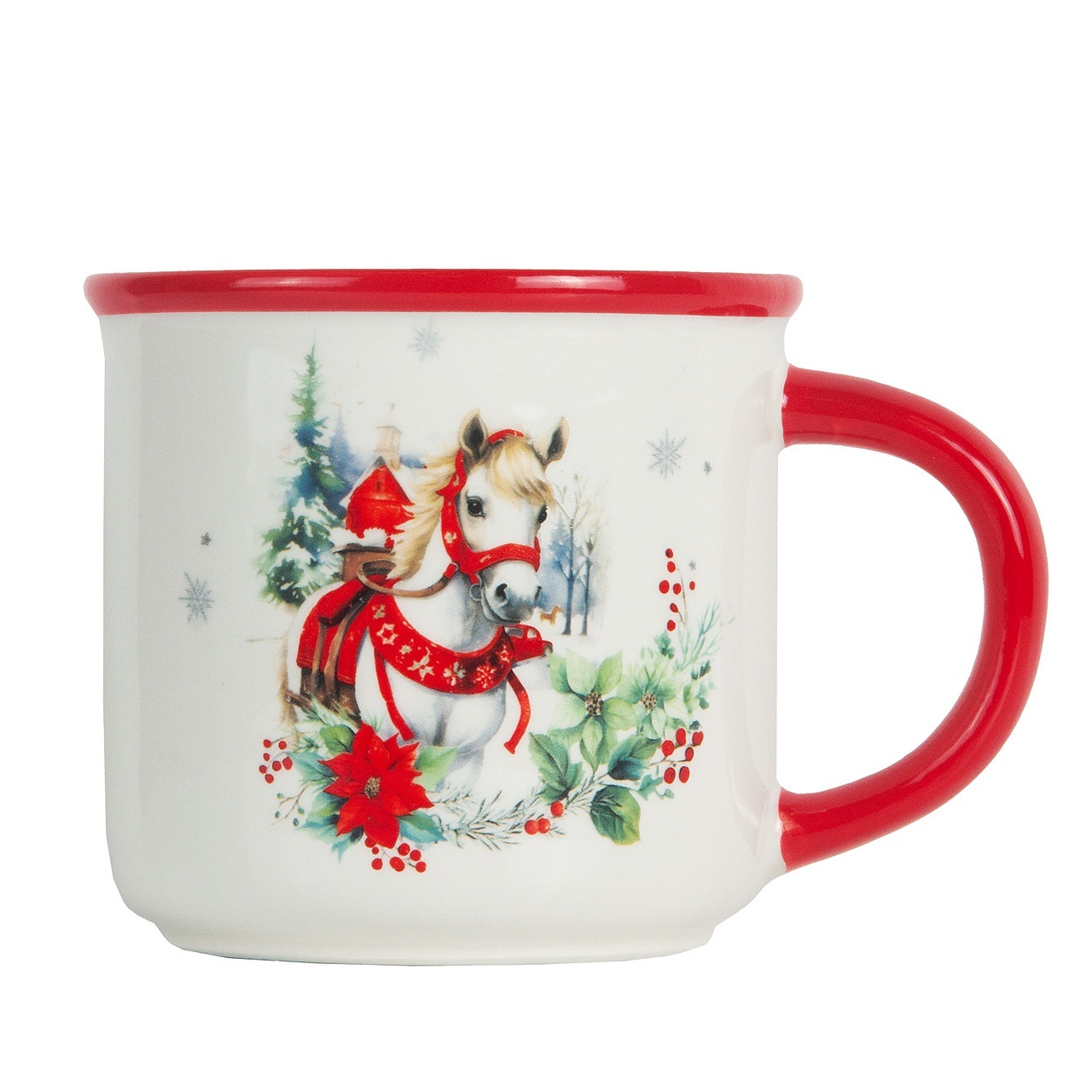 Кружка Selecta Christmas "Лошадка деревенская" 400 мл