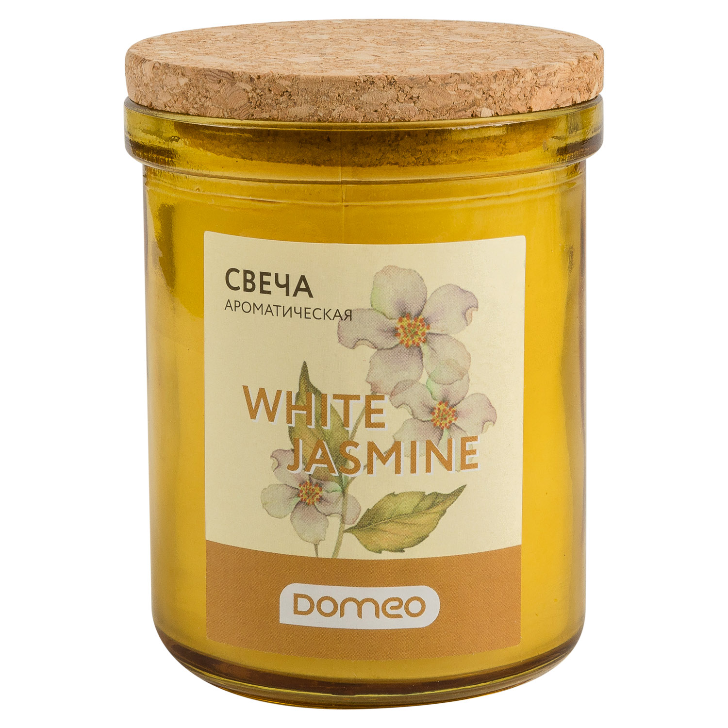 Свеча ароматизированная в банке DOMEO White Jasmine 6,6x8 см