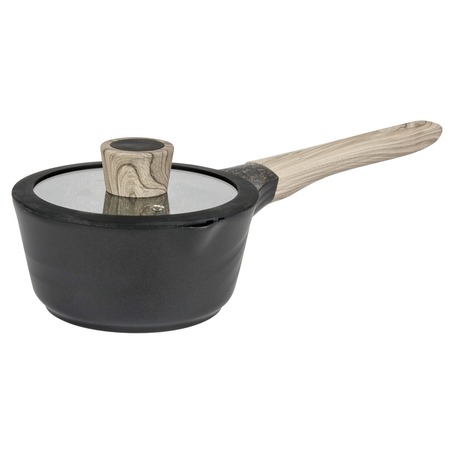 Ковш DOMEO «Черный мрамор gold» 16 см